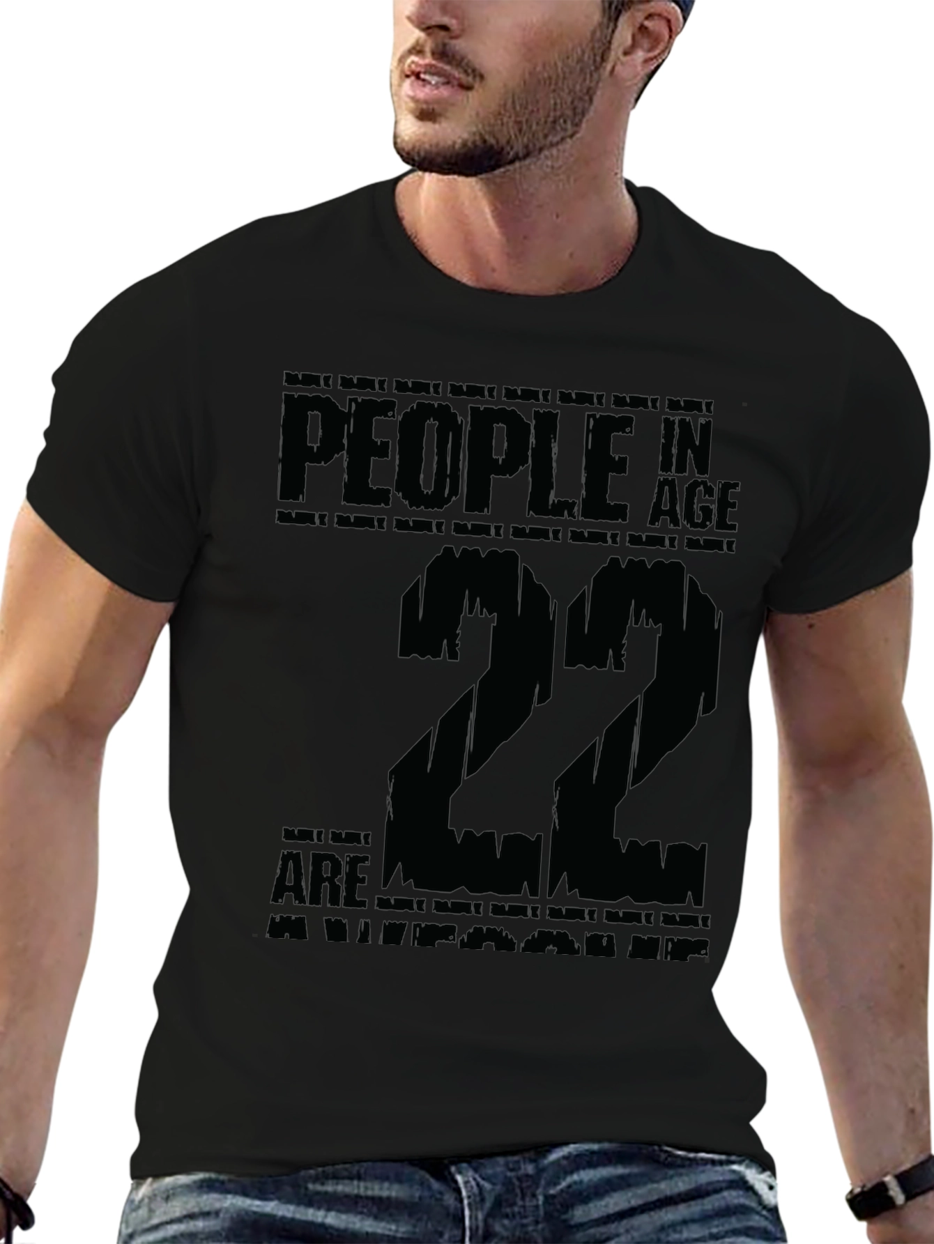 People In Age 22 T-Shirt Birthday Tee
