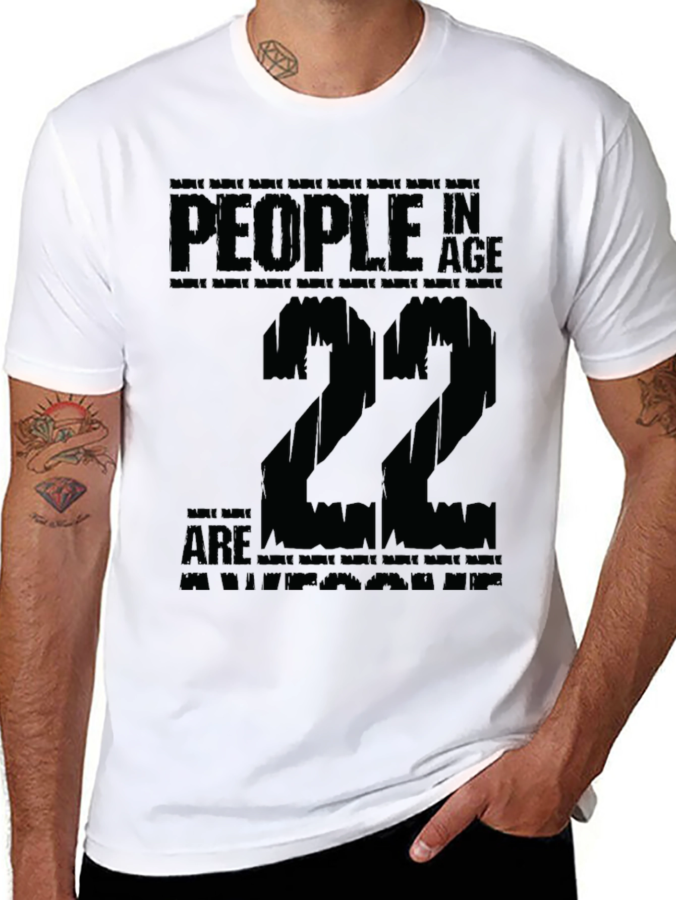 People In Age 22 T-Shirt Birthday Tee