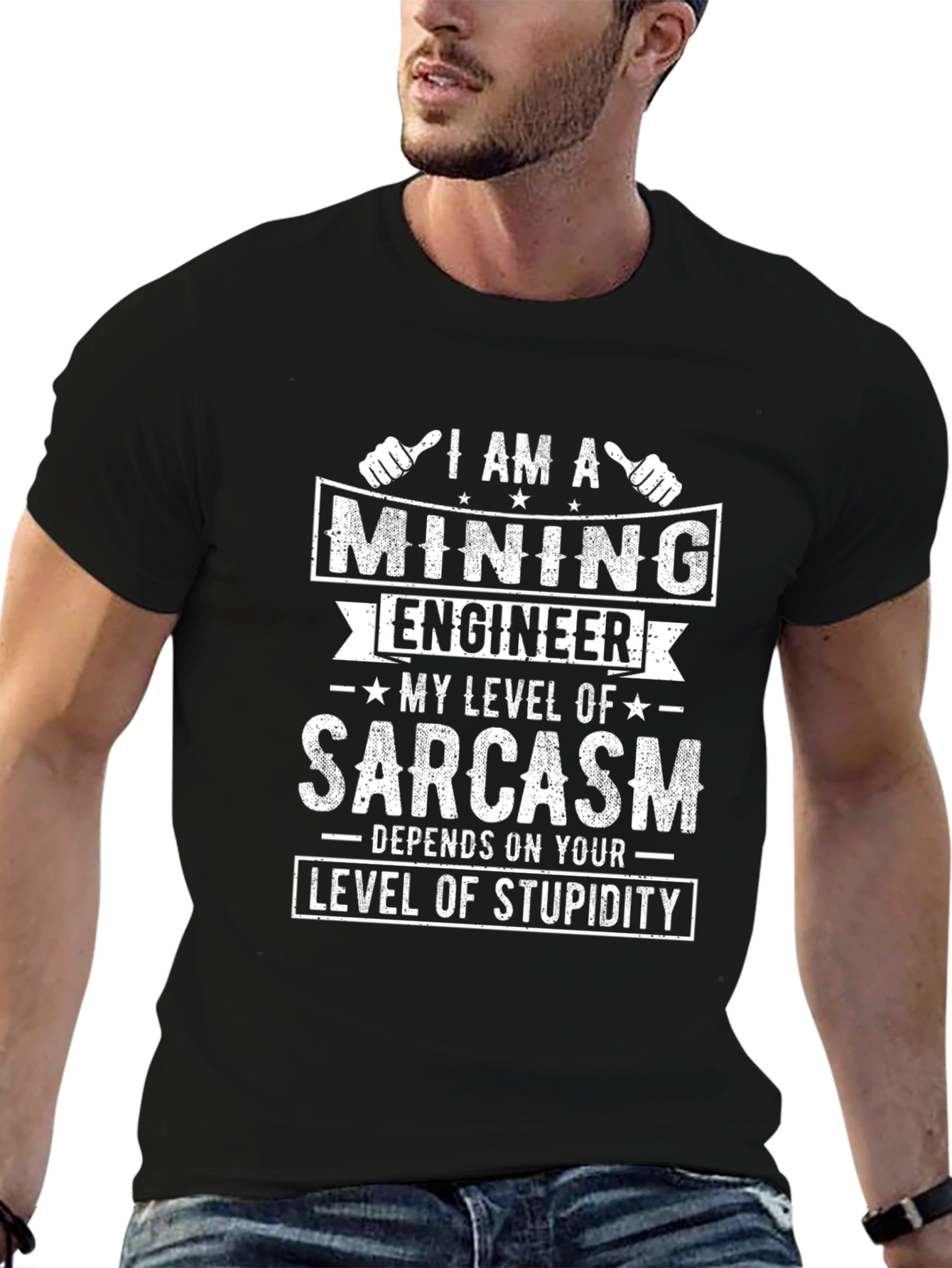 Mining Engineer Sarcasm Humor Graphic Tee