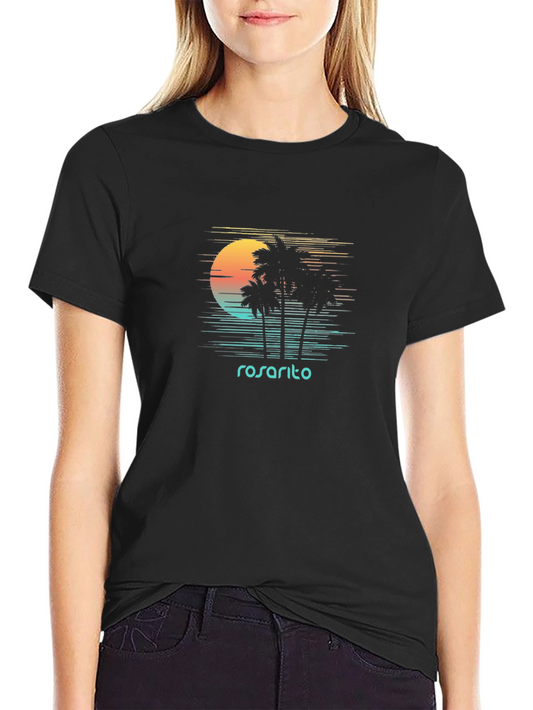Rosarito Palm Sunset Graphic Tee