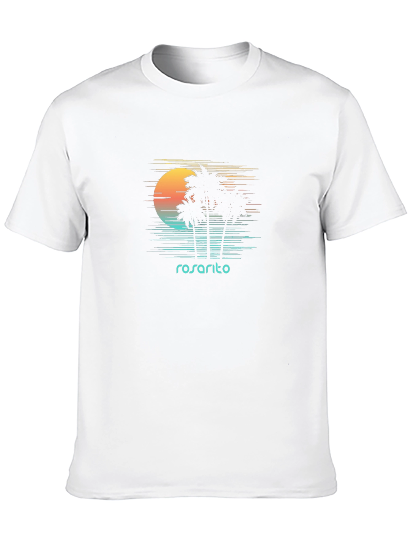 Rosarito Palm Sunset Graphic Tee