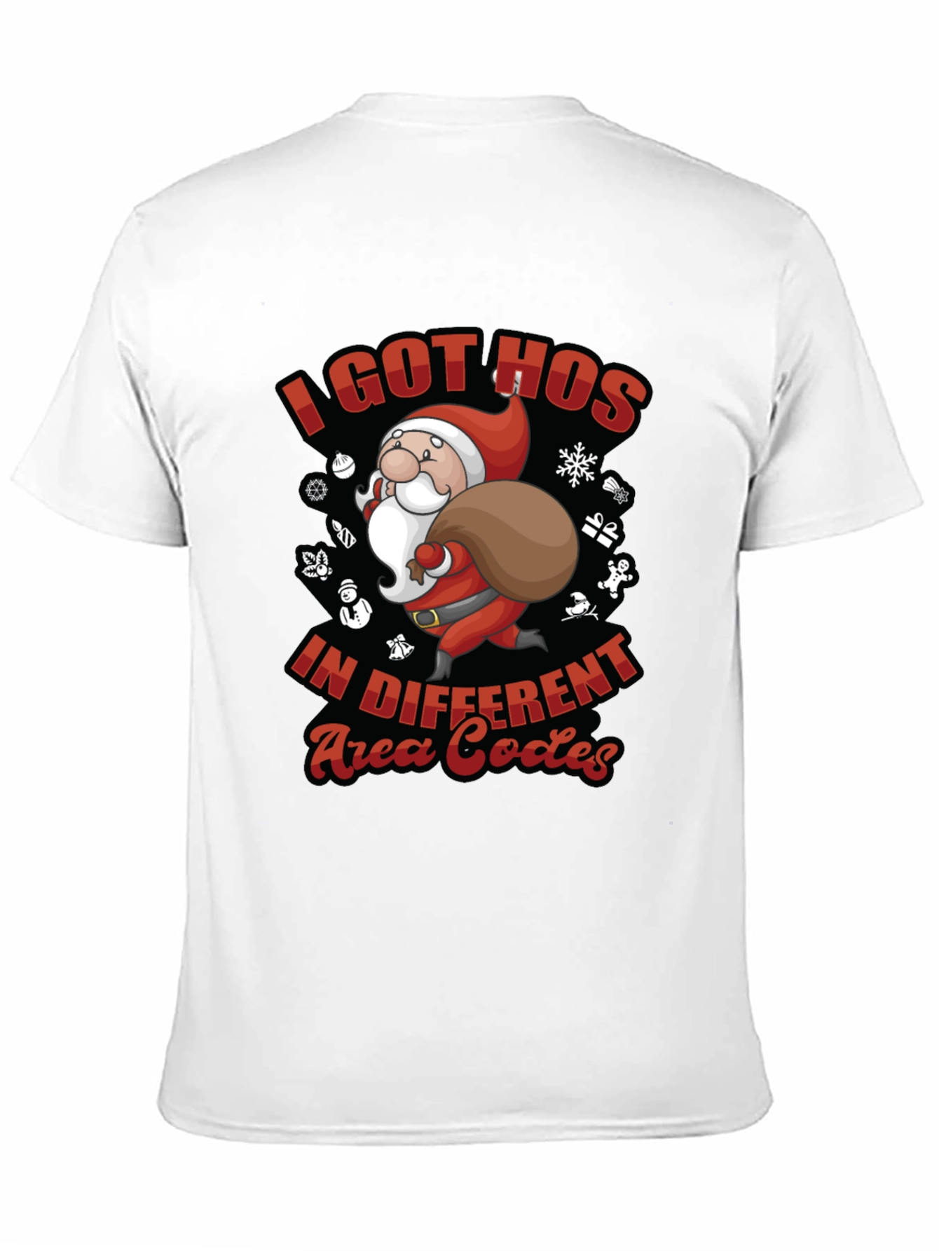 Funny Christmas Santa I Got Hos T-Shirt