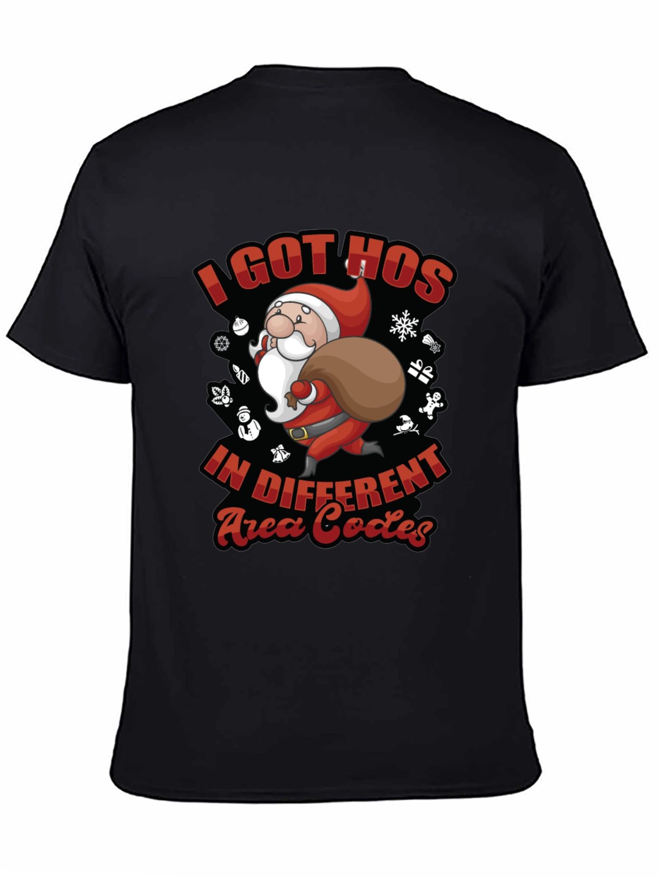 Funny Christmas Santa I Got Hos T-Shirt