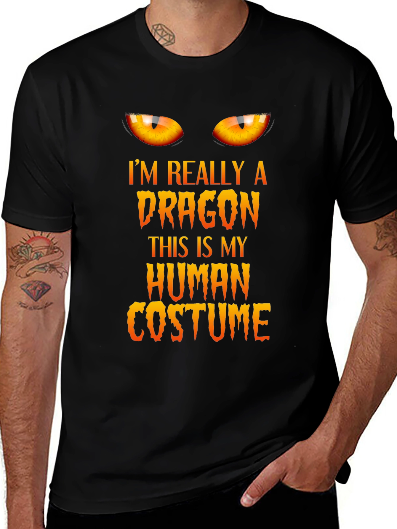 Dragon Costume Graphic T-Shirt
