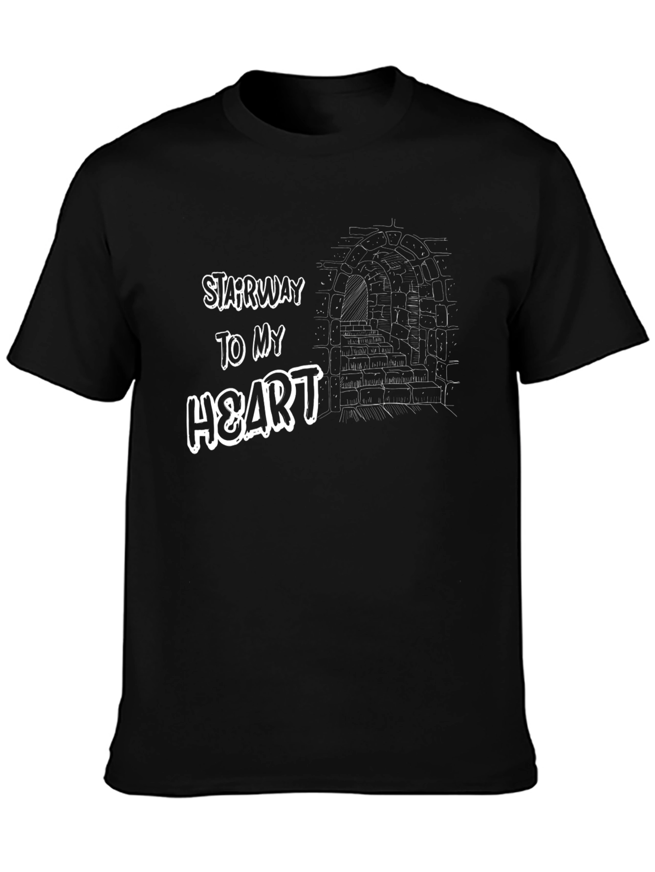 Stairway to My Heart Graphic Tee - Unique Design