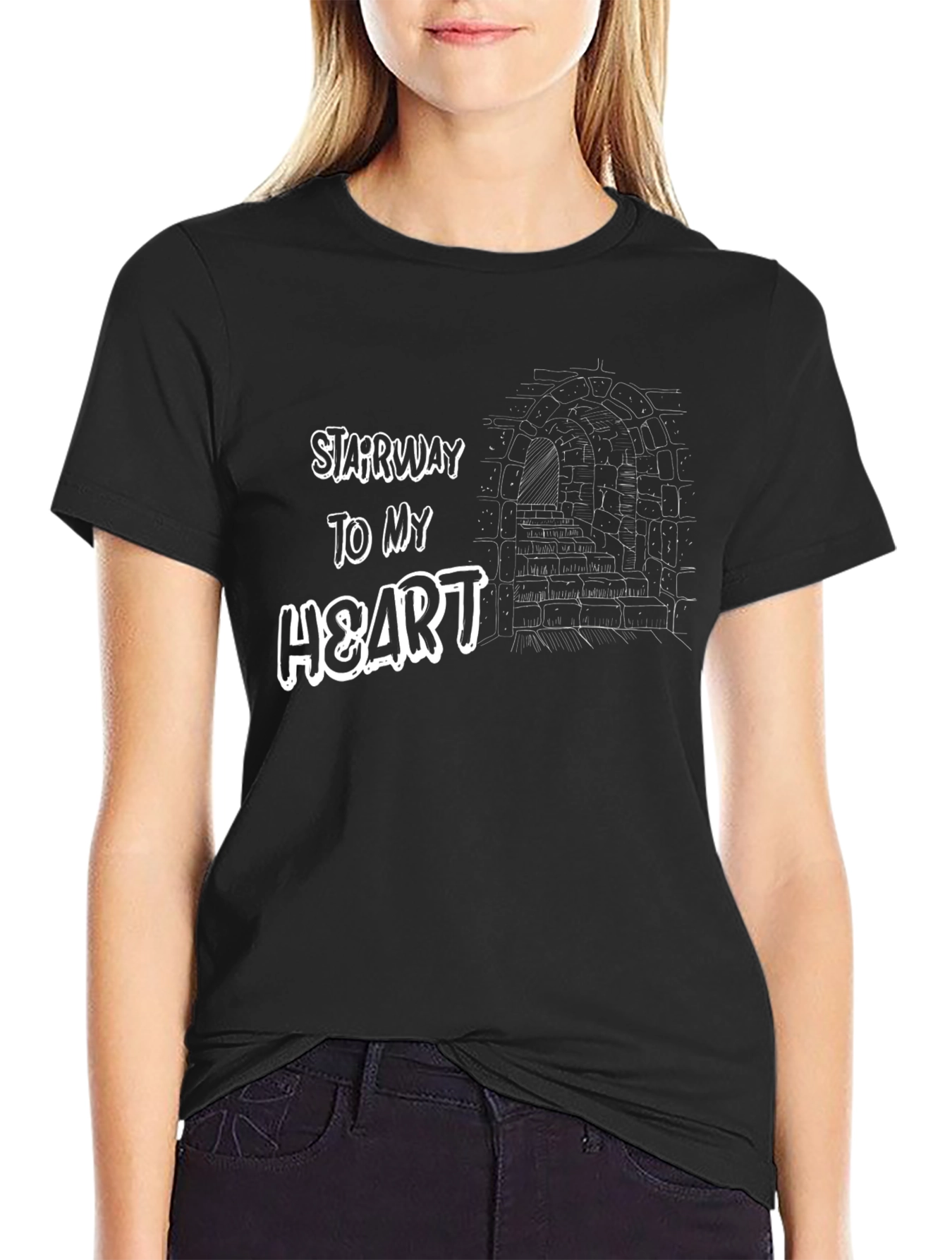 Stairway to My Heart Graphic Tee - Unique Design