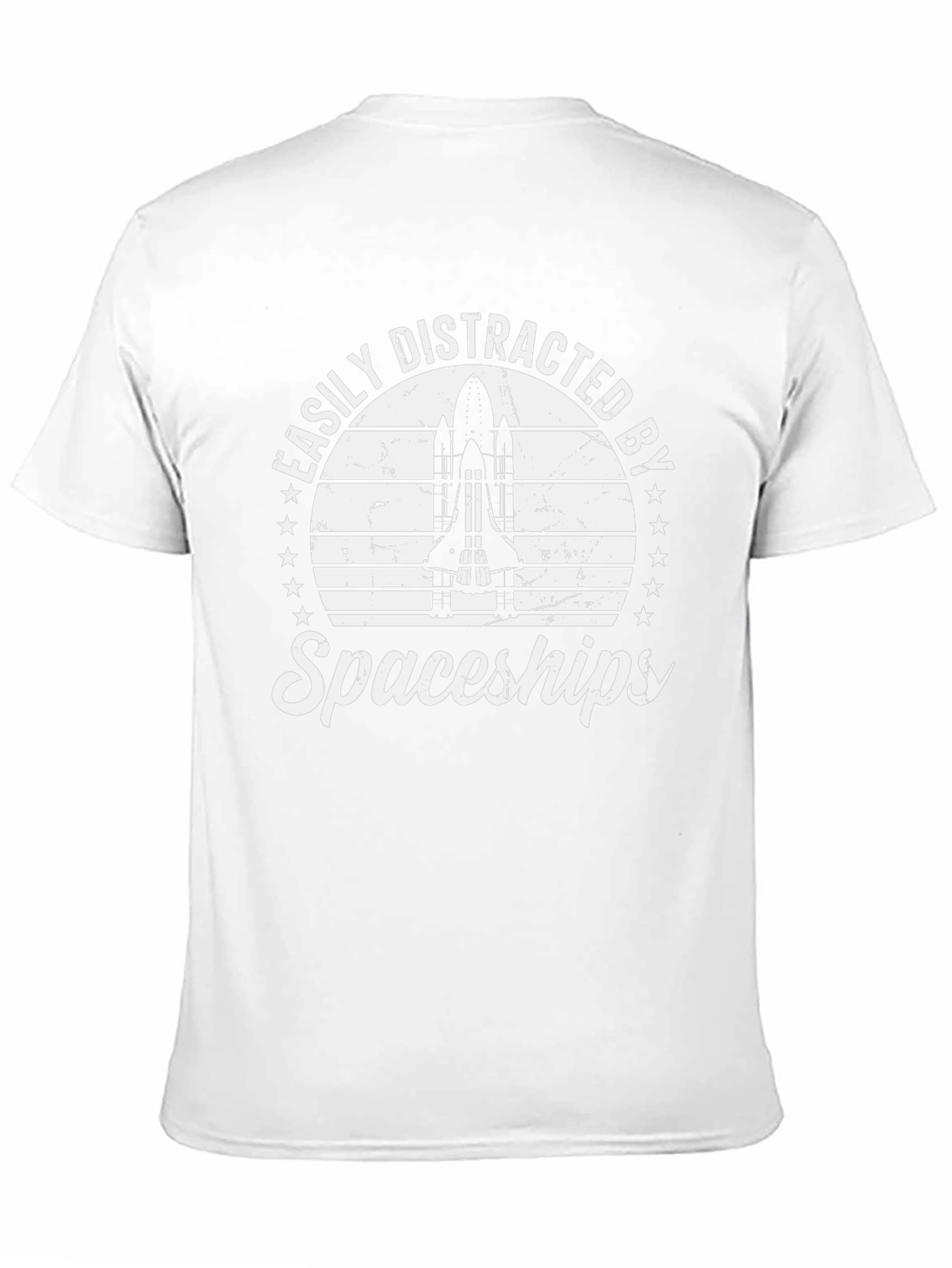 Easily Distracted by Spaceships Graphic Tee