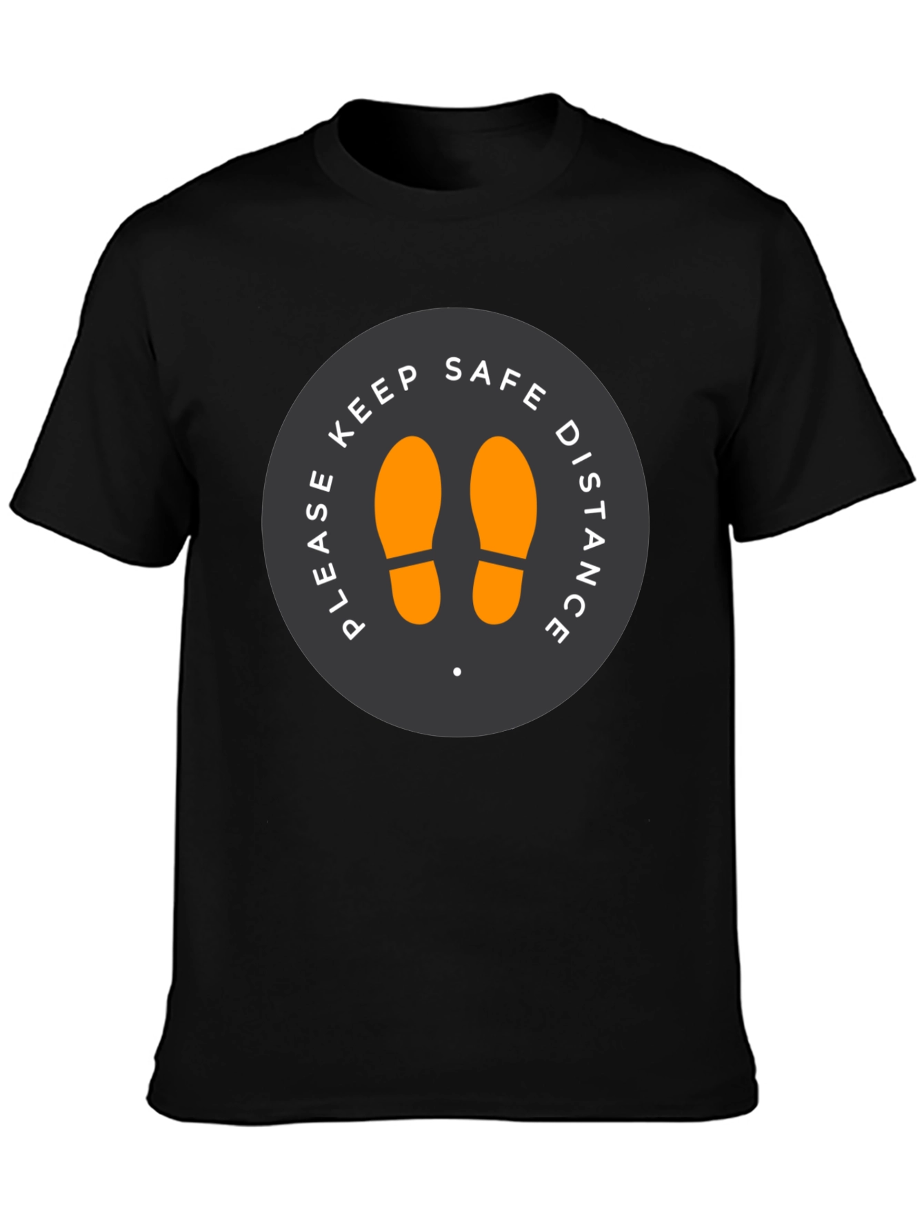 Keep Safe Distance Graphic T-Shirt