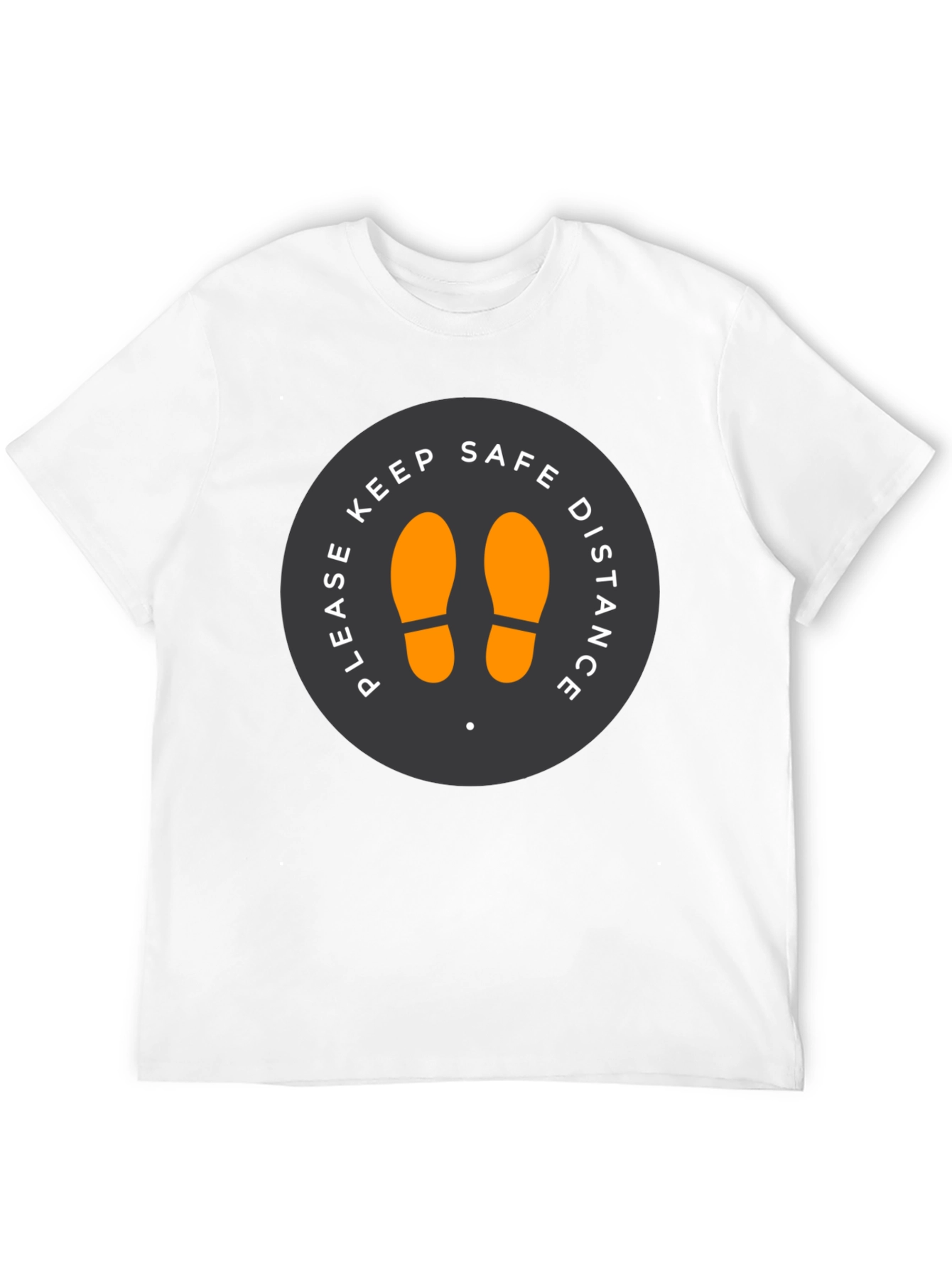 Keep Safe Distance Graphic T-Shirt