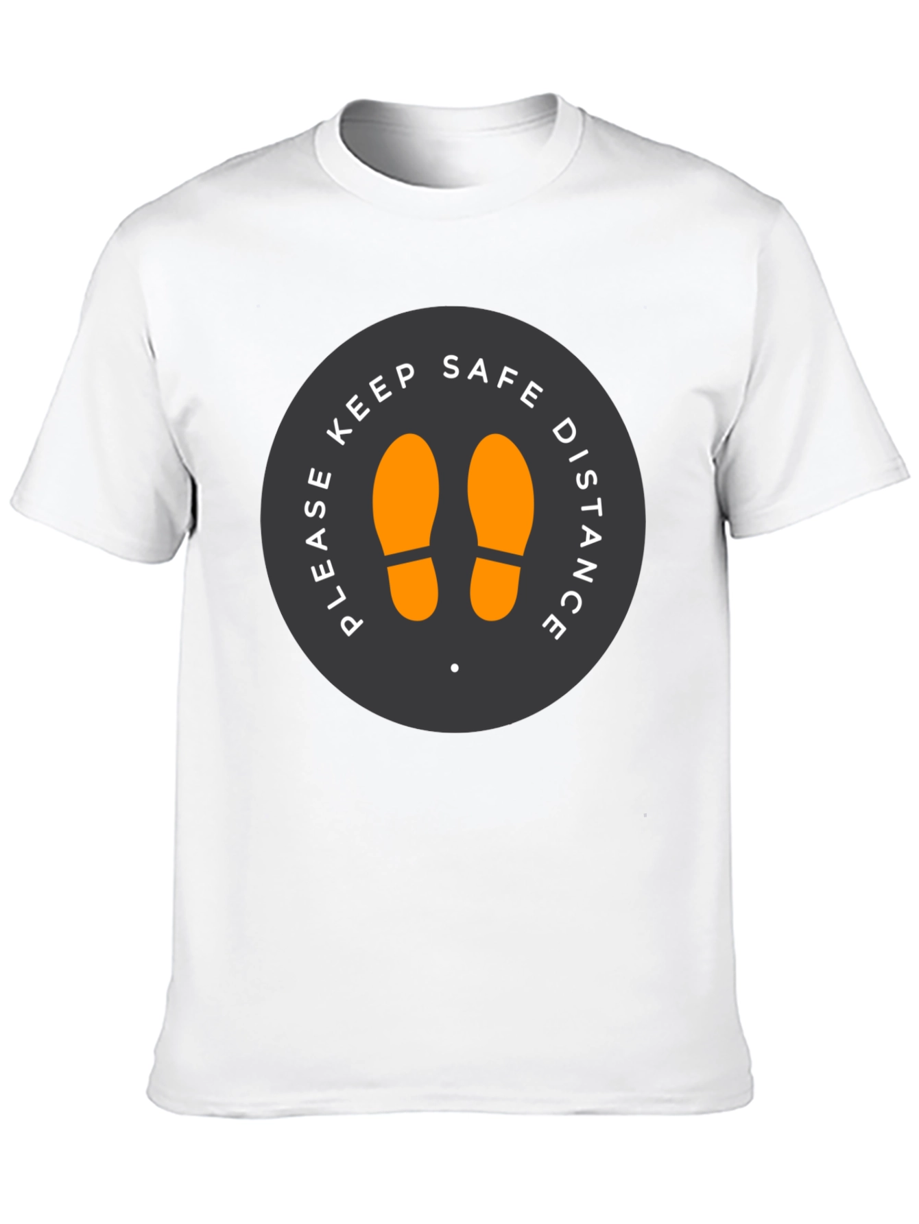 Keep Safe Distance Graphic T-Shirt