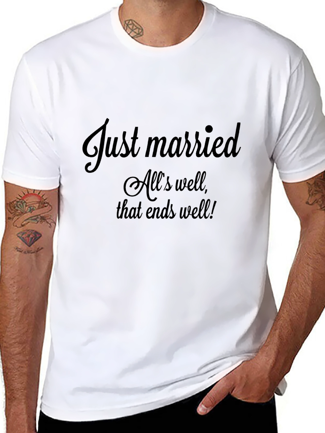 Just Married Tee: Alls Well That Ends Well