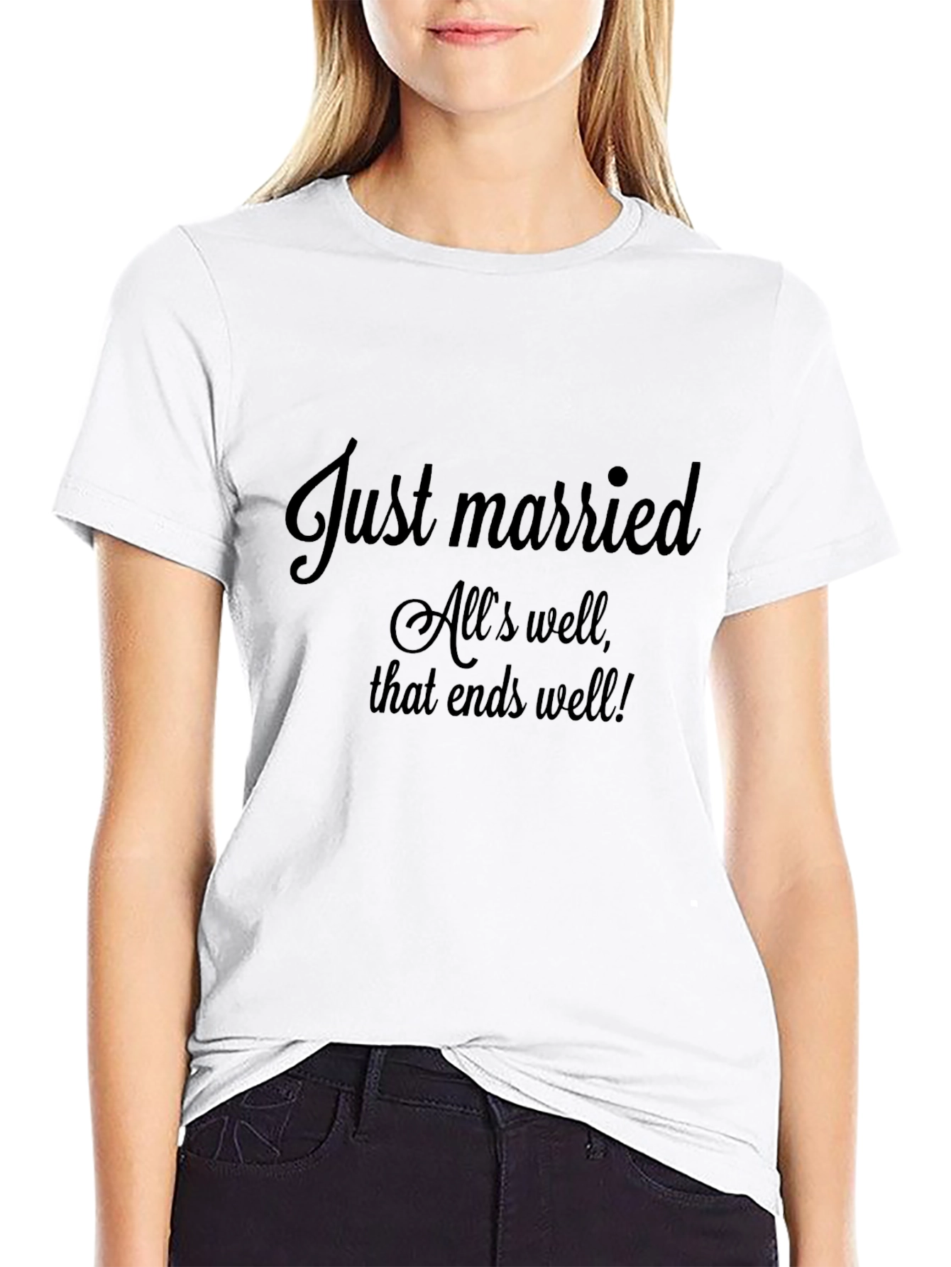 Just Married Tee: Alls Well That Ends Well
