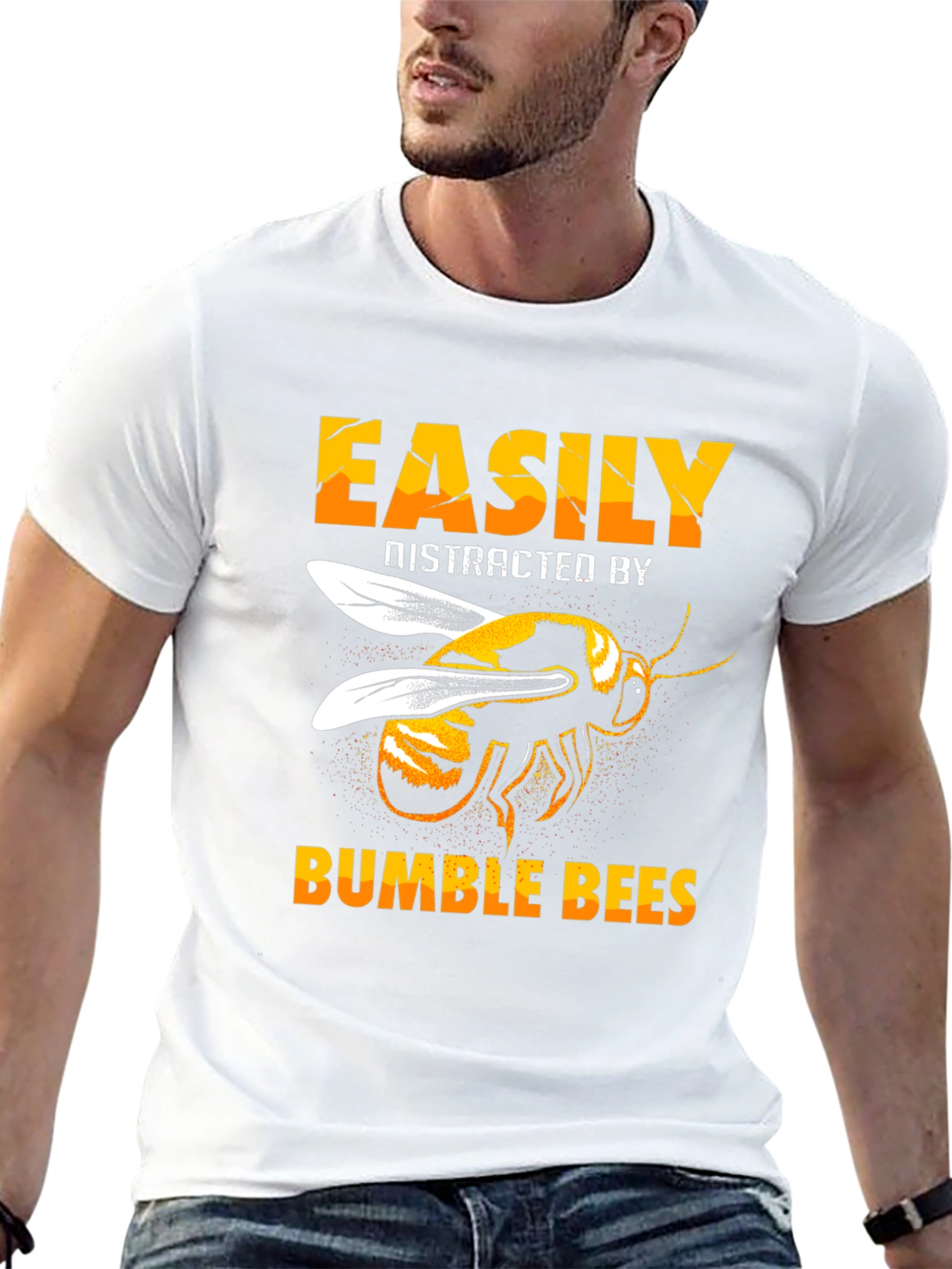 Bumble Bee Distraction T-Shirt - Funny Bee Lover Tee