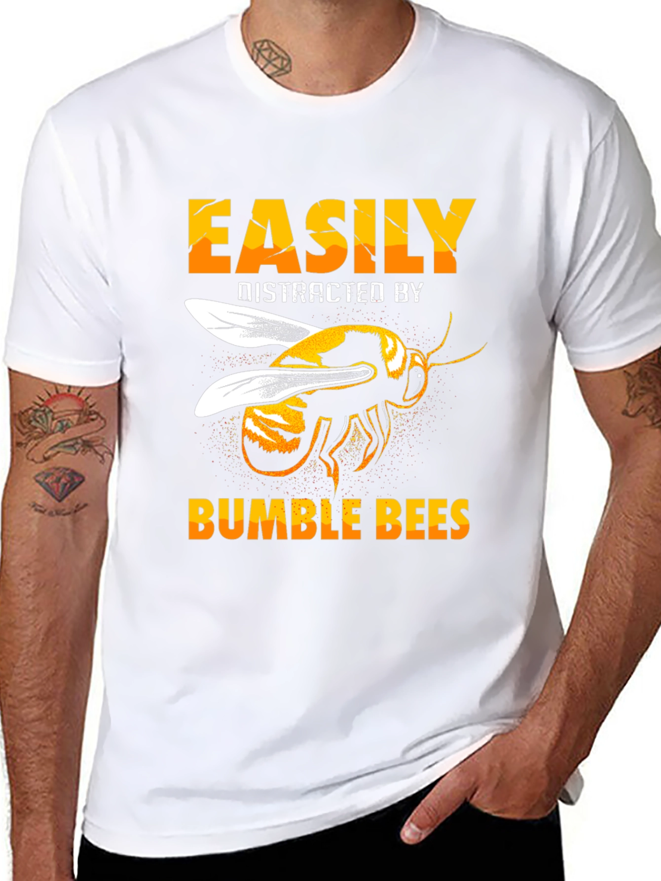 Bumble Bee Distraction T-Shirt - Funny Bee Lover Tee