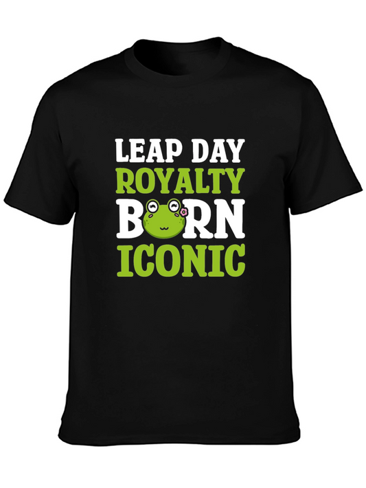 Leap Day Royalty Born Iconic Frog T-Shirt