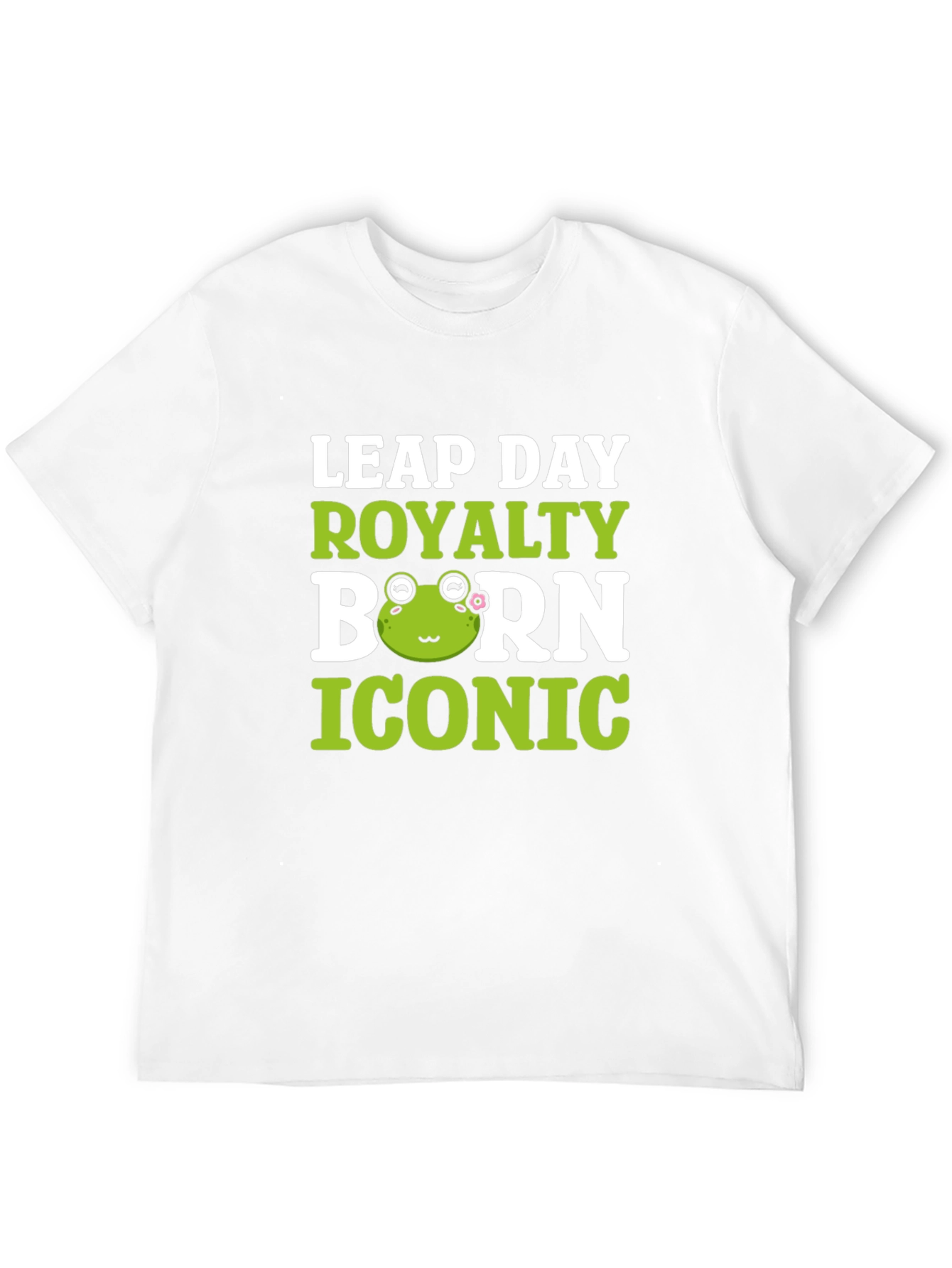 Leap Day Royalty Born Iconic Frog T-Shirt