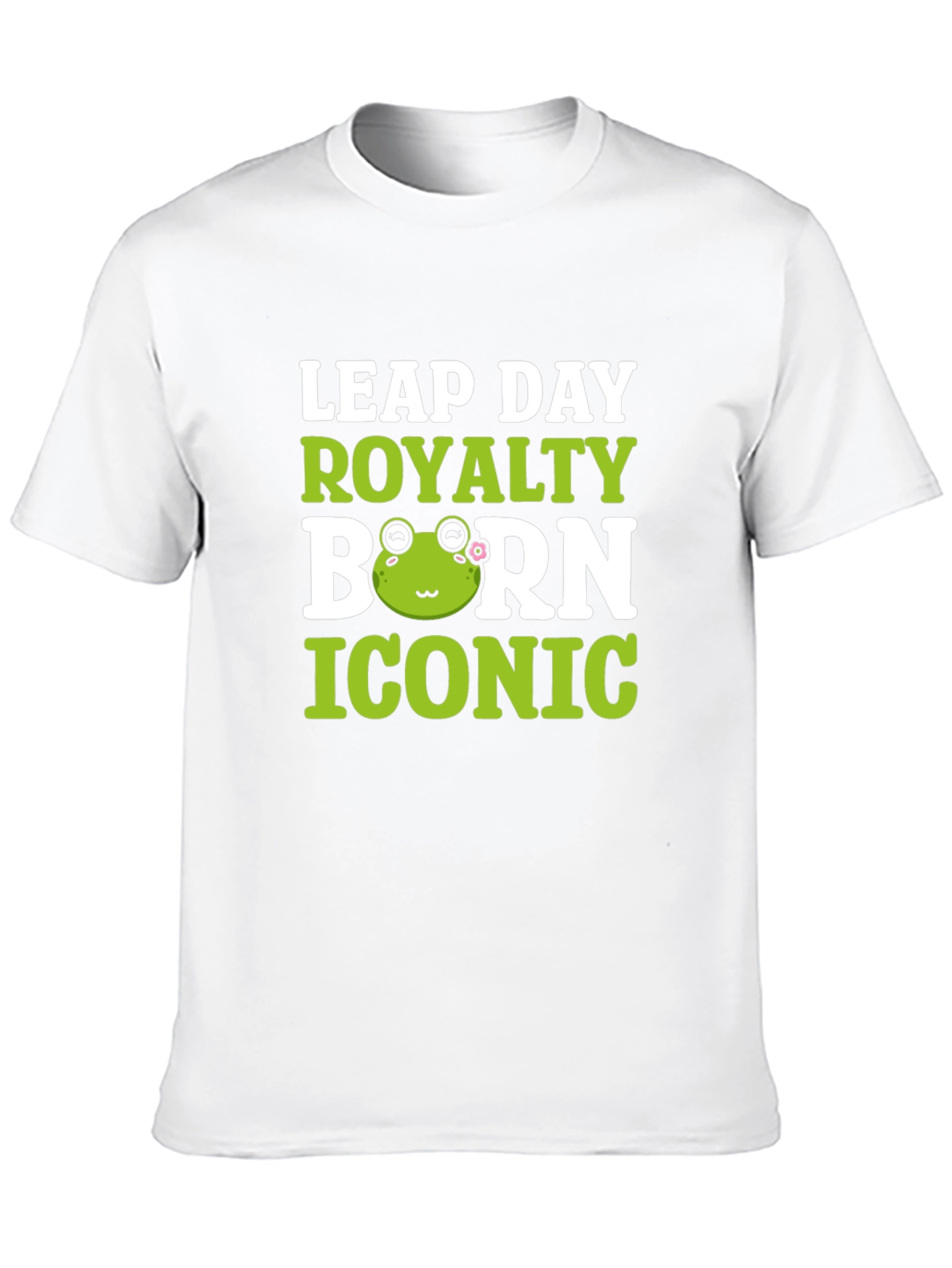 Leap Day Royalty Born Iconic Frog T-Shirt