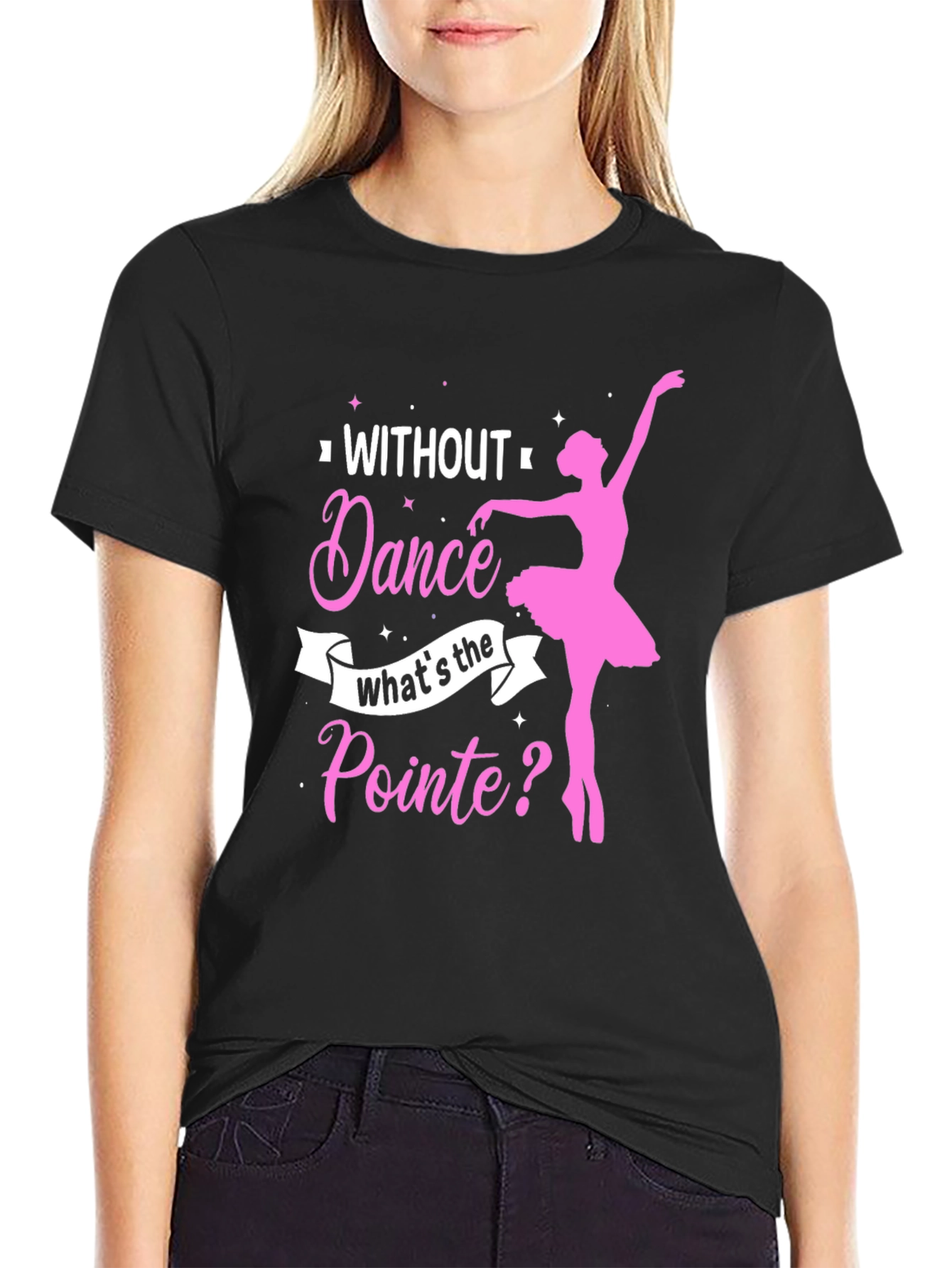 Dance Pointe T-Shirt - Ballet Dancer Graphic Tee