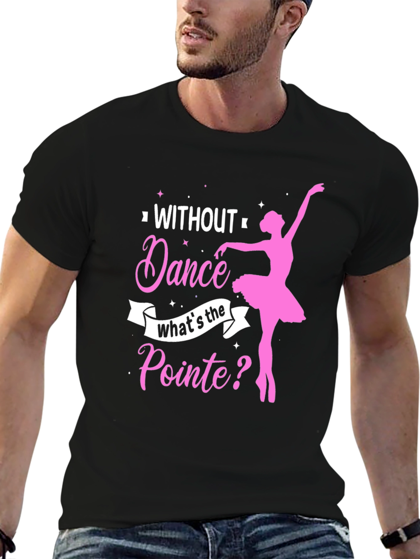 Dance Pointe T-Shirt - Ballet Dancer Graphic Tee