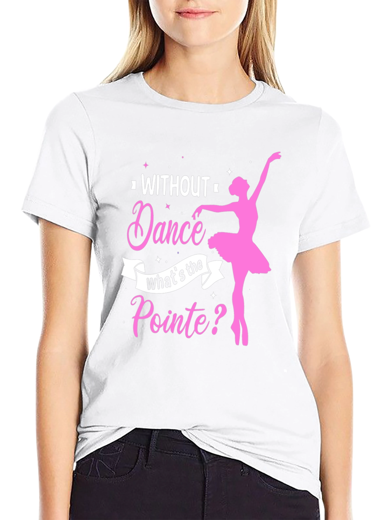 Dance Pointe T-Shirt - Ballet Dancer Graphic Tee