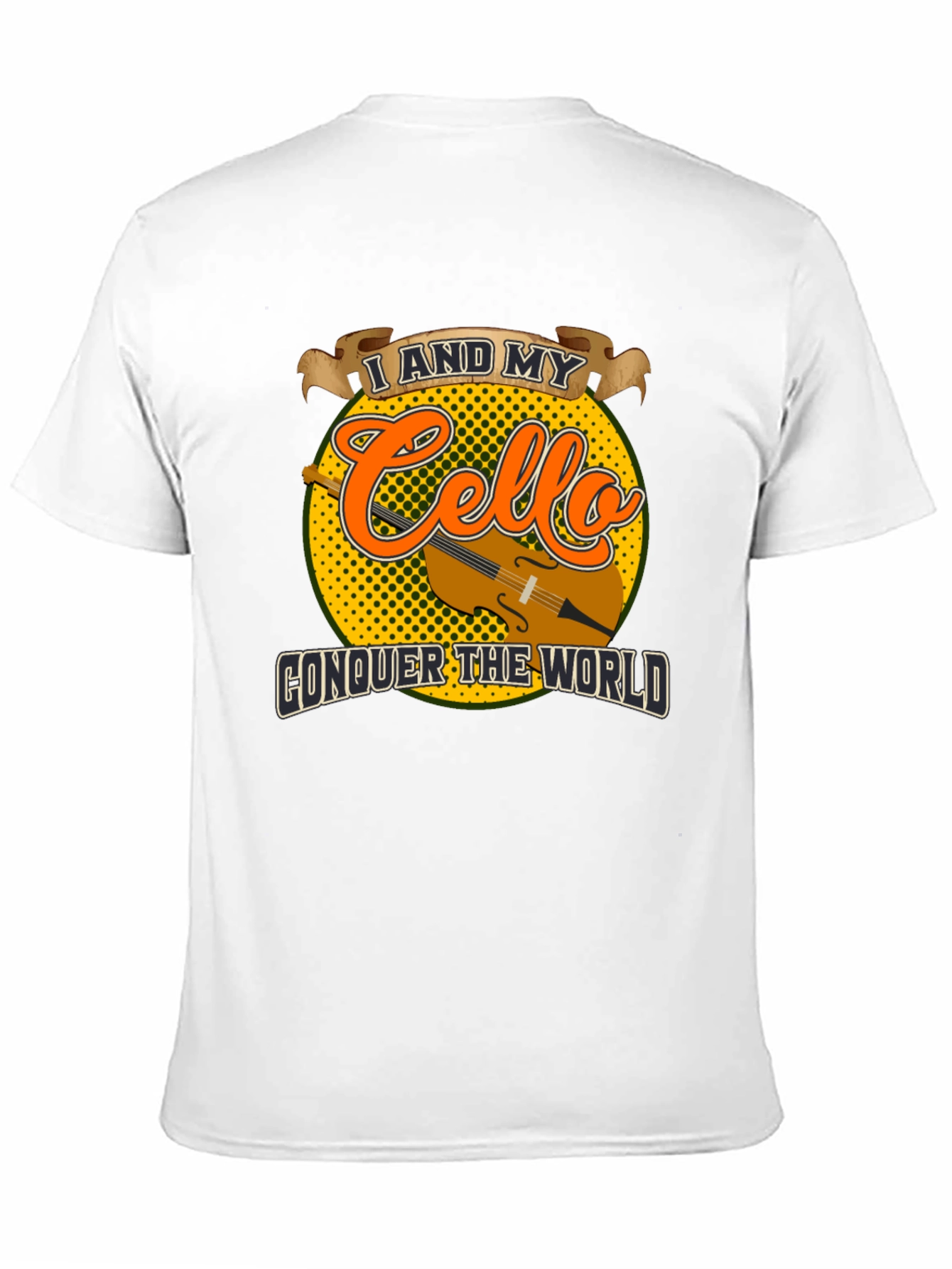 Cello Conquer T-Shirt: Musician Graphic Tee