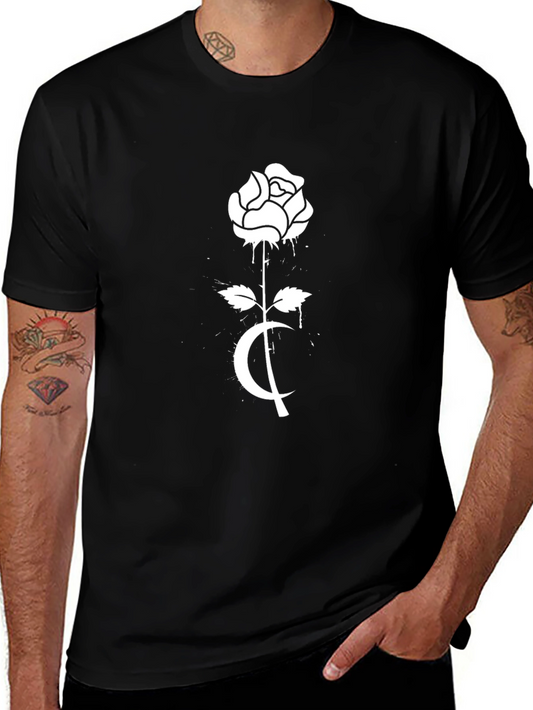 Black Rose Moon Graphic Tee