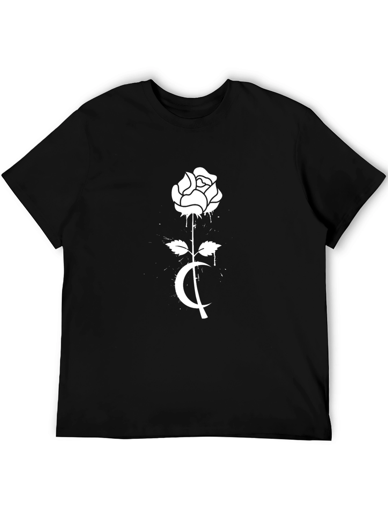 Black Rose Moon Graphic Tee