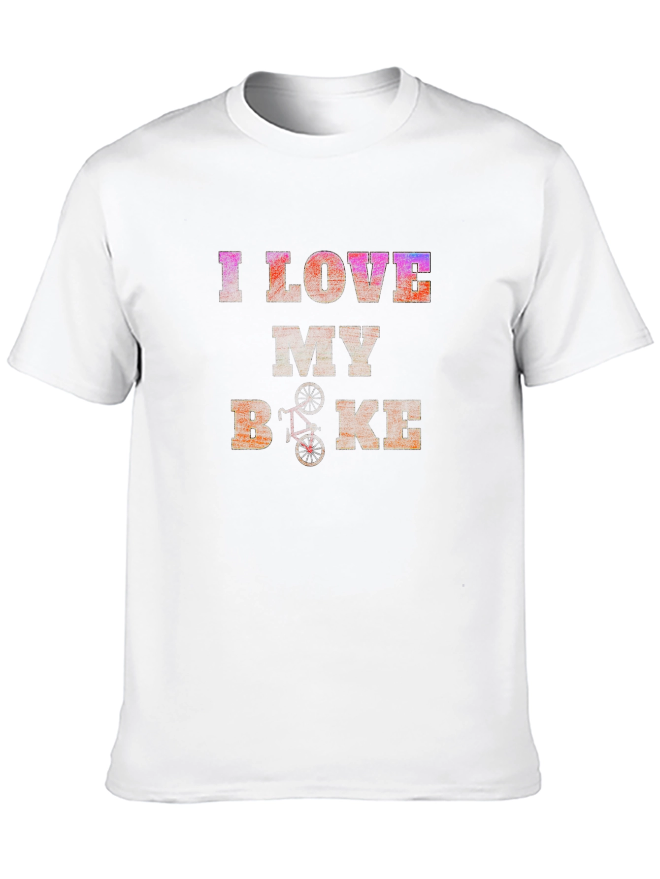 I Love My Bike Graphic Tee - Black