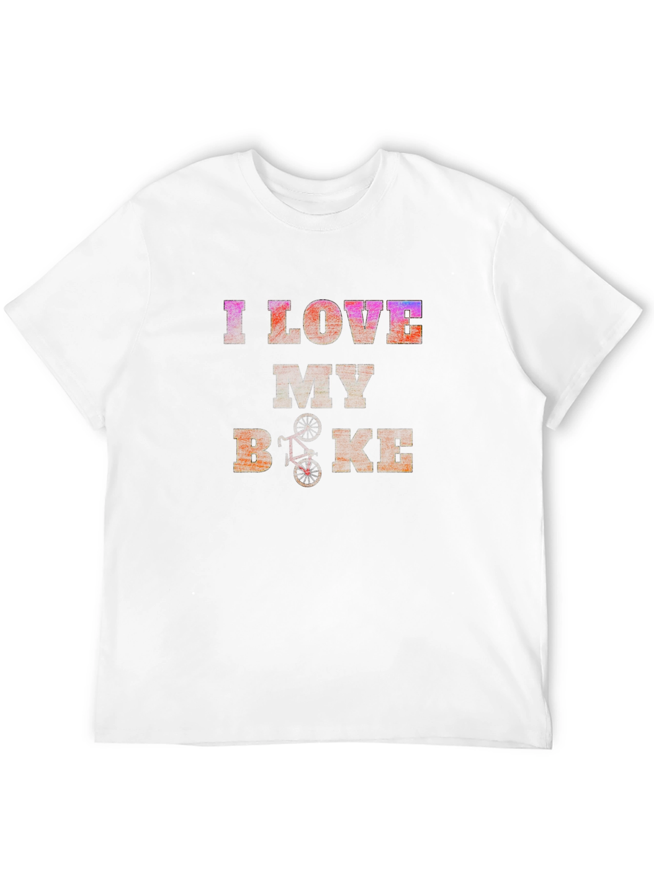 I Love My Bike Graphic Tee - Black