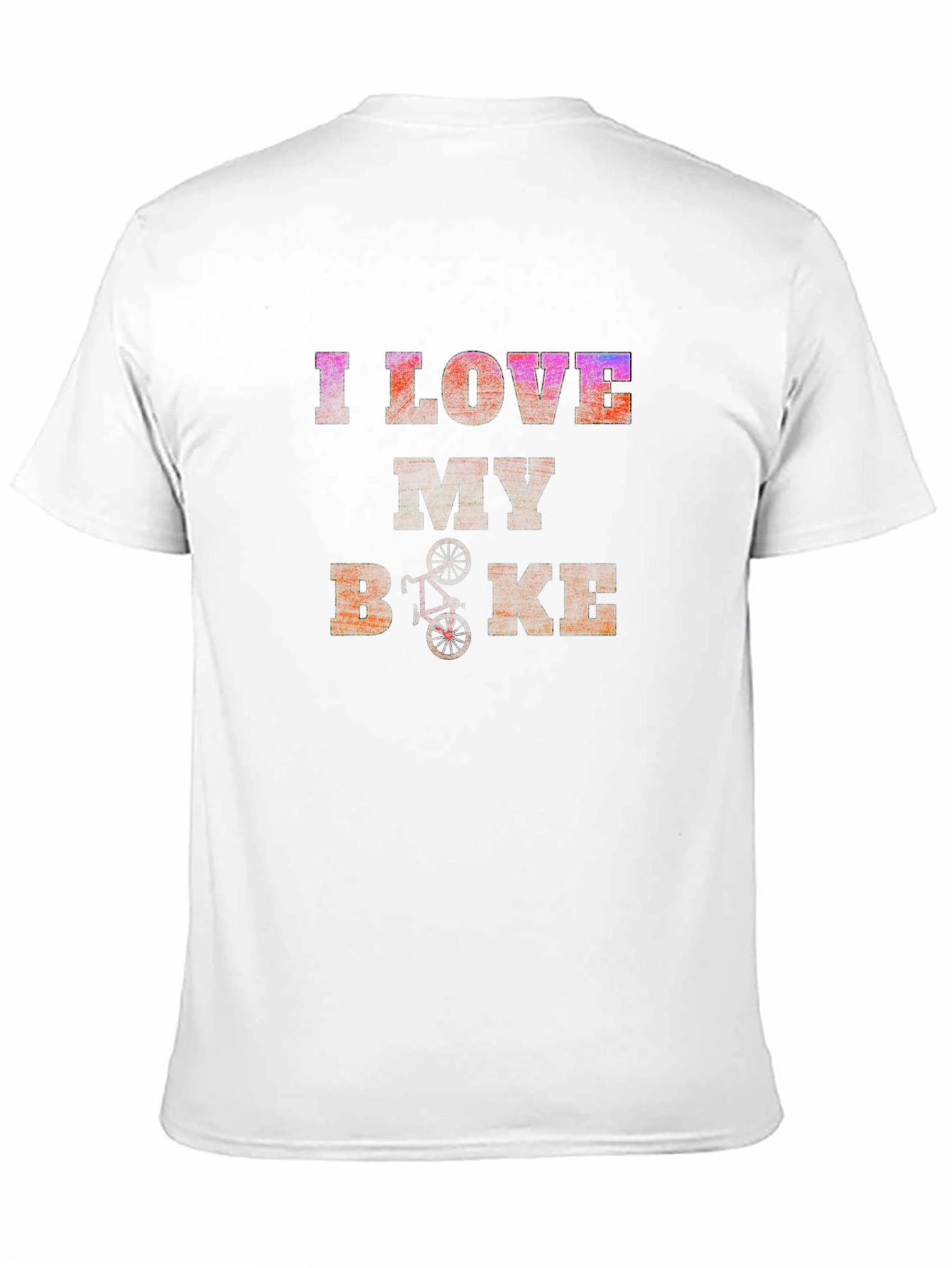 I Love My Bike Graphic Tee - Black