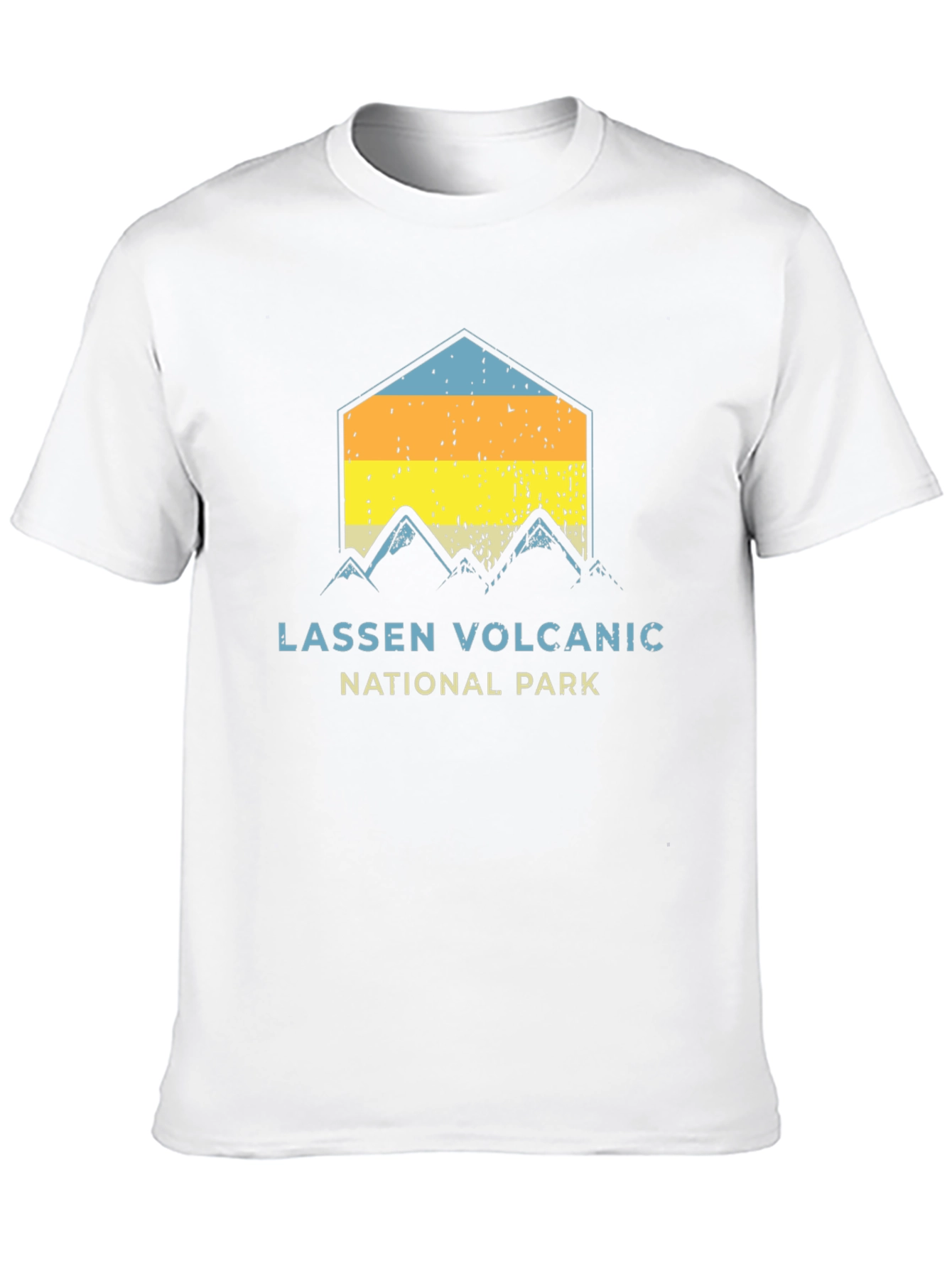 Lassen Volcanic National Park Black Graphic T-Shirt