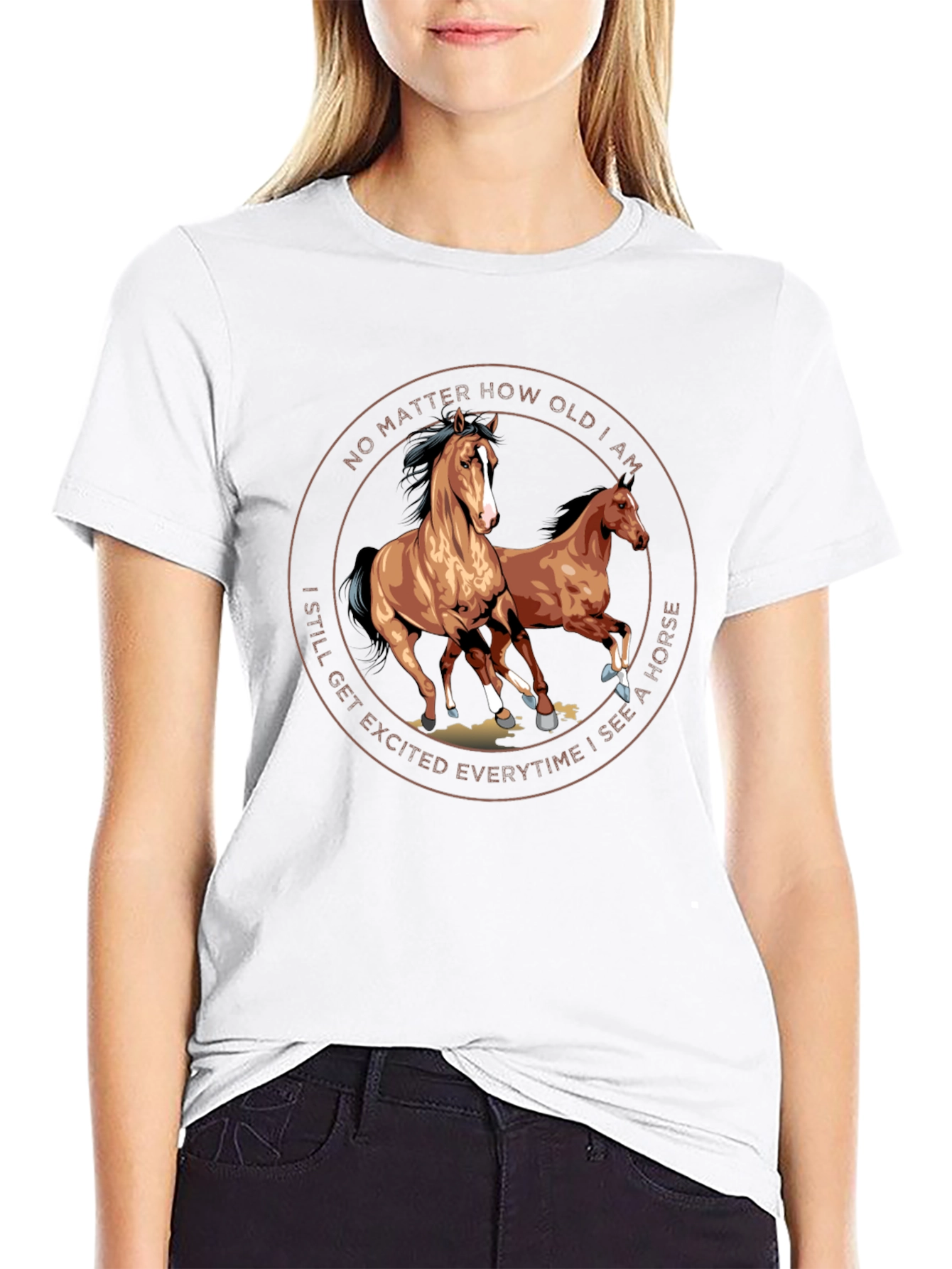 Horse Graphic T-Shirt -  Animal Lover Tee
