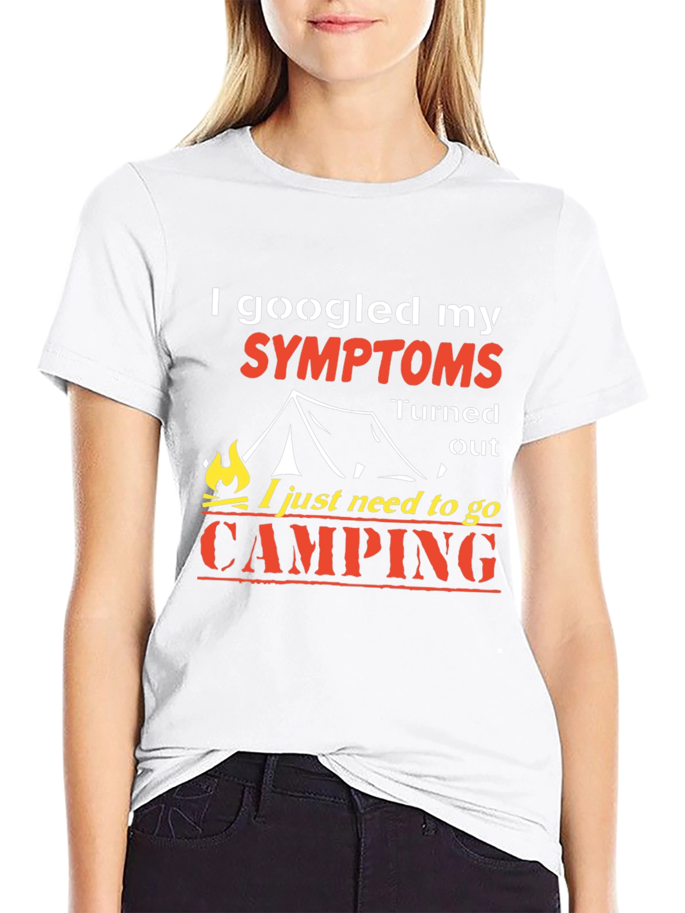 Camping Symptom Graphic T-Shirt