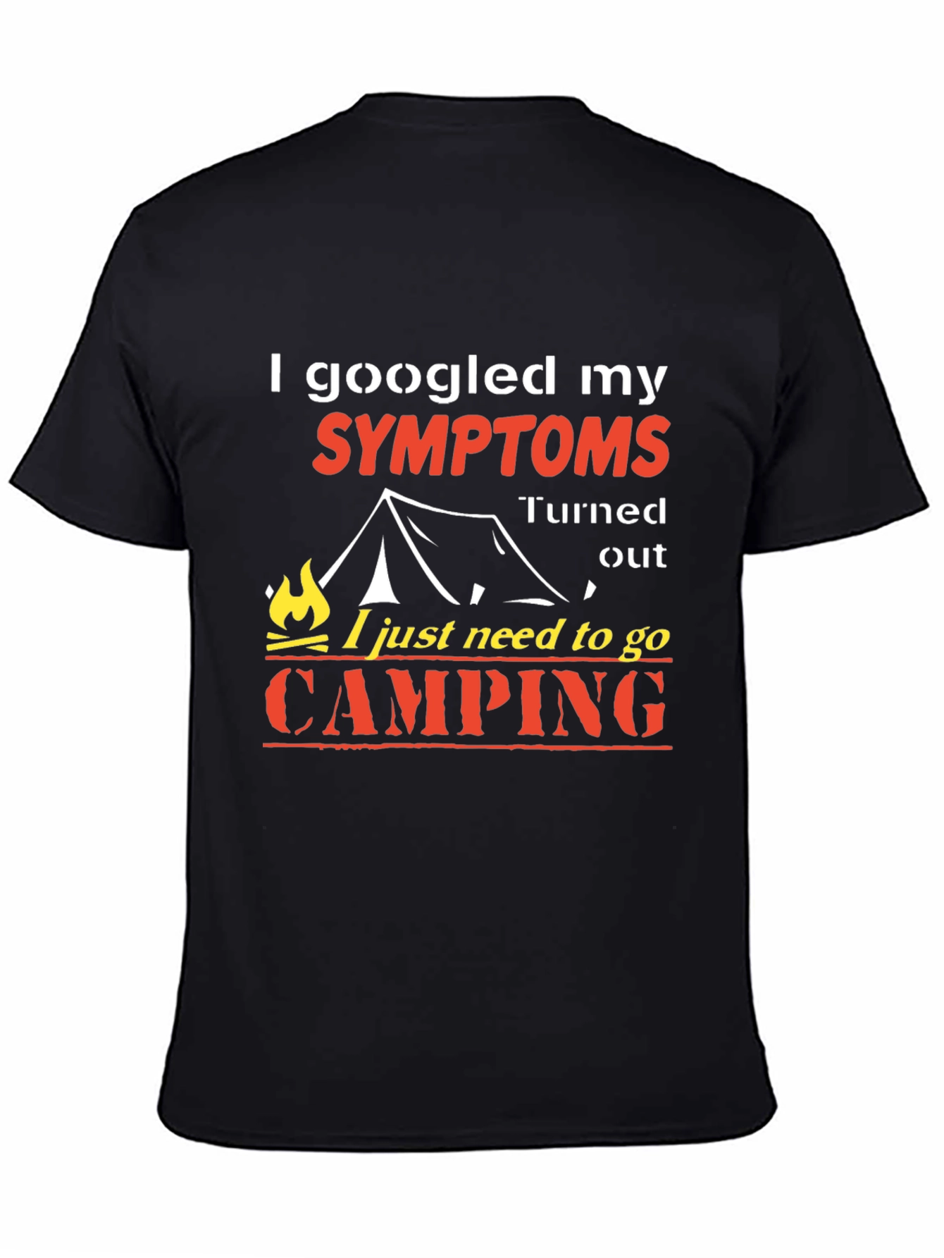 Camping Symptom Graphic T-Shirt