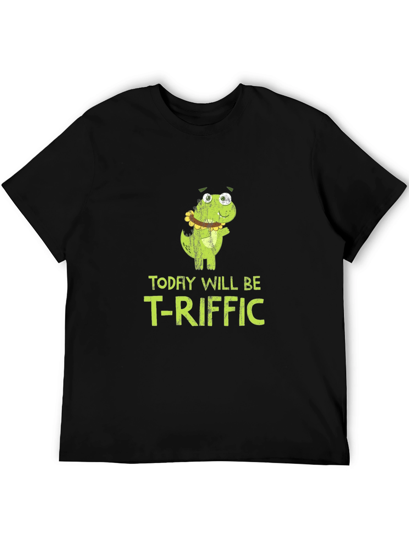 Funny T-Riffic Dinosaur Graphic Mens T-Shirt