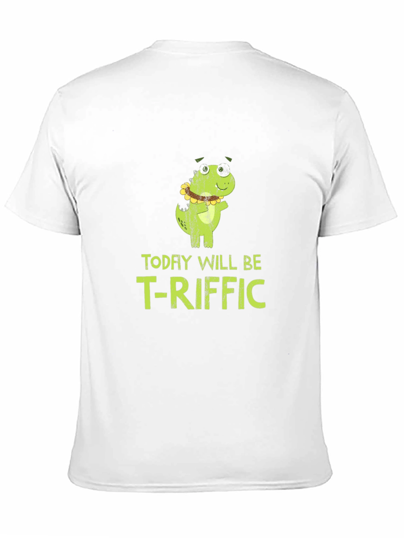 Funny T-Riffic Dinosaur Graphic Mens T-Shirt