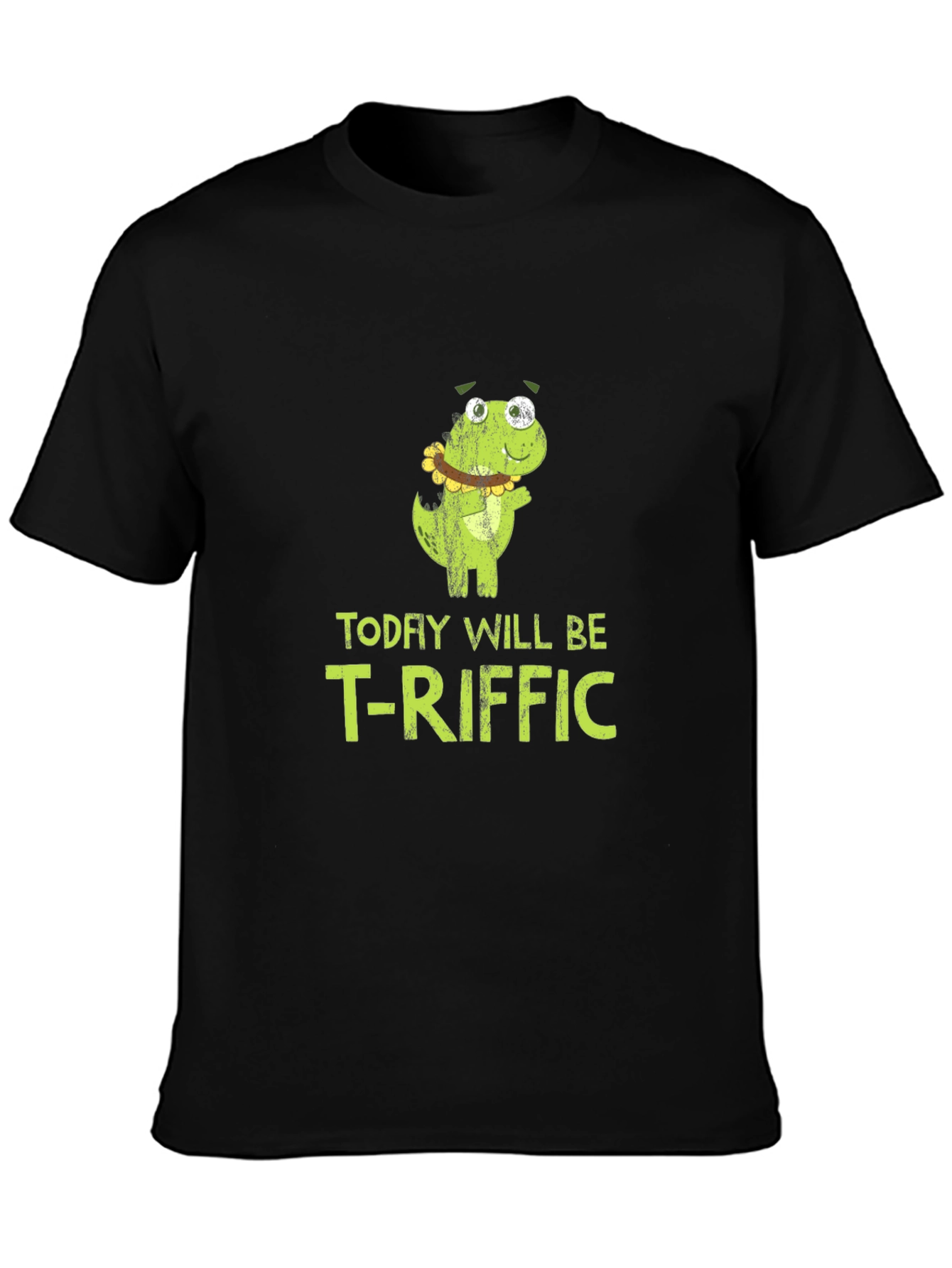 Funny T-Riffic Dinosaur Graphic Mens T-Shirt