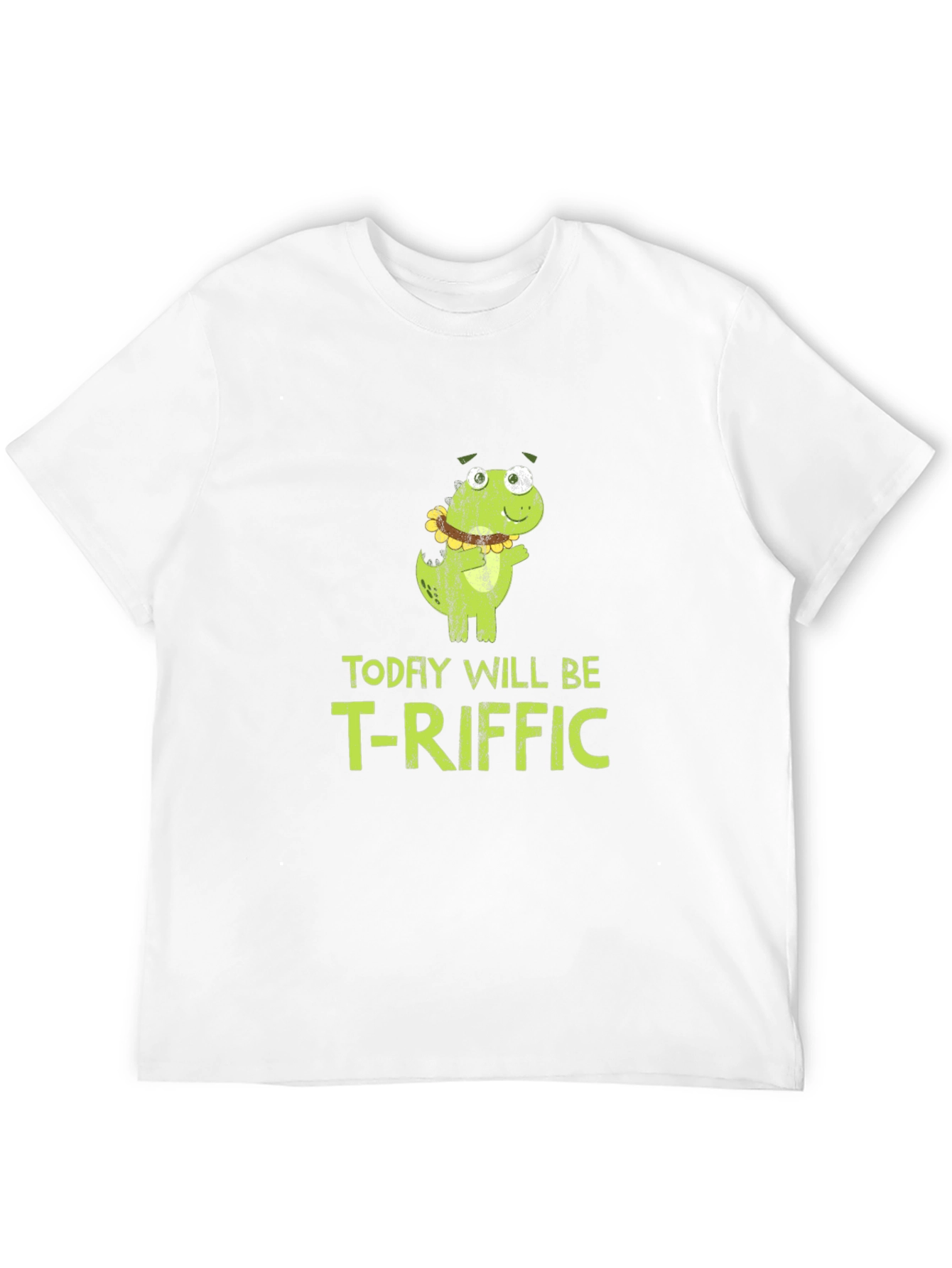 Funny T-Riffic Dinosaur Graphic Mens T-Shirt