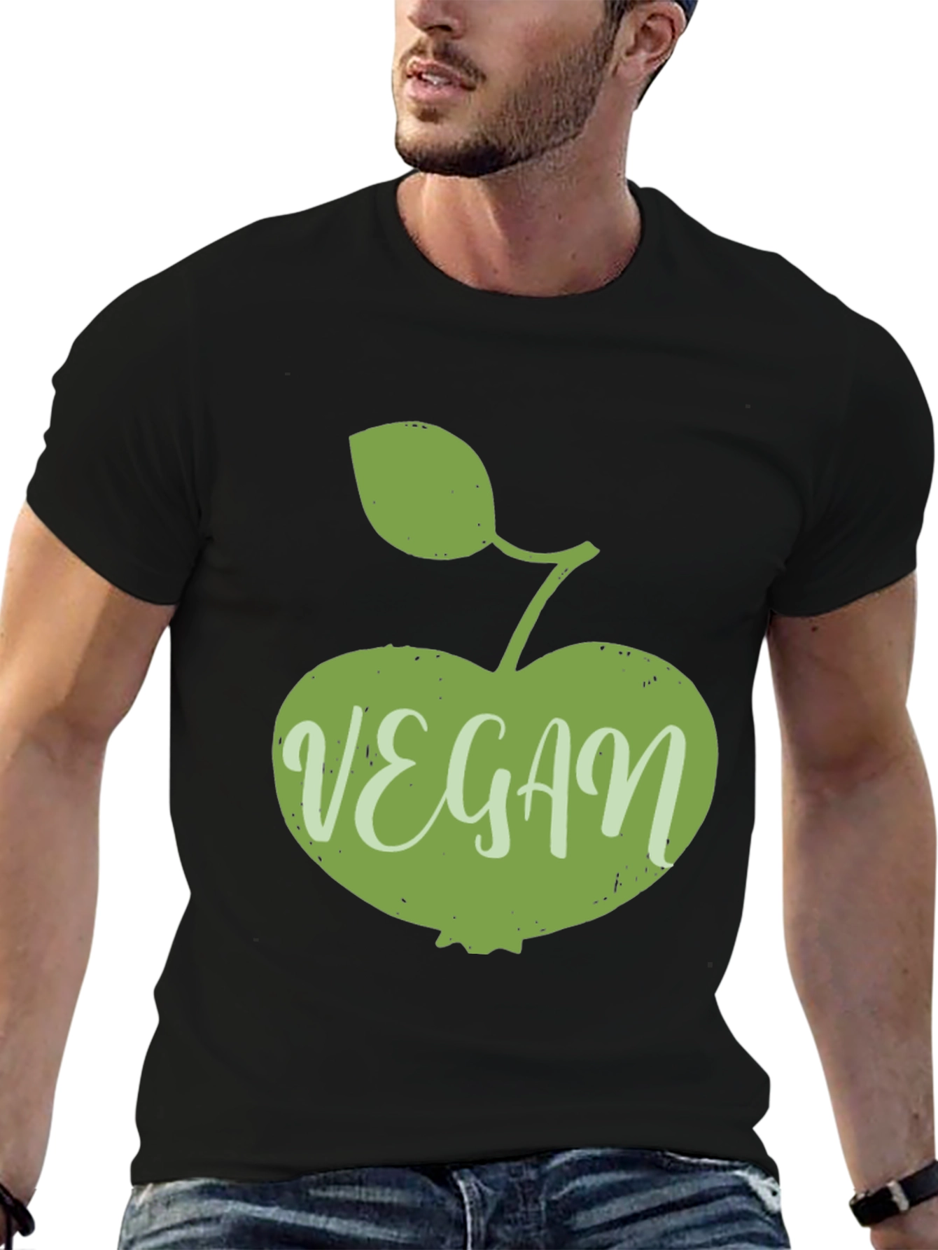 Vegan Apple Graphic T-Shirt