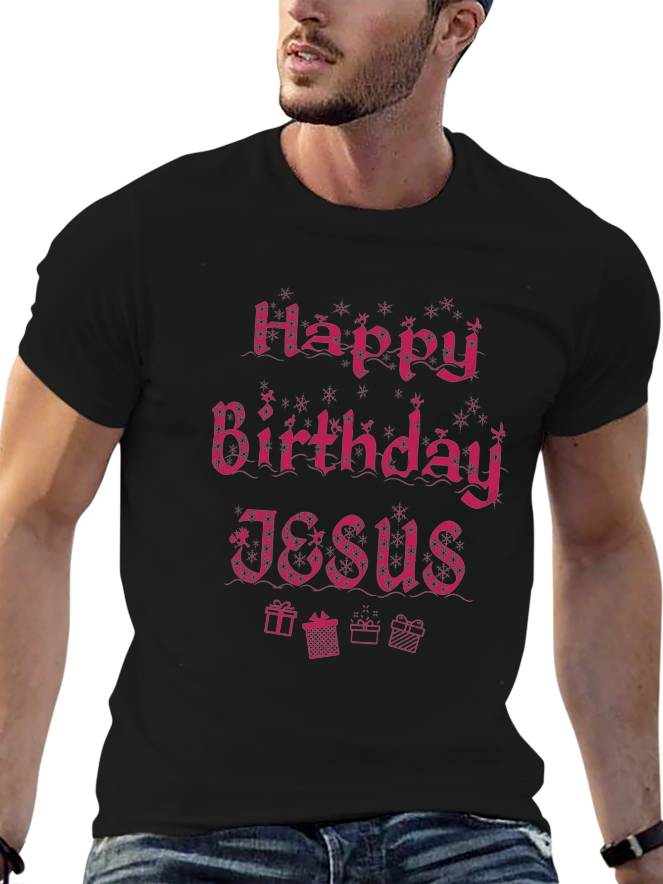 Happy Birthday Jesus Graphic Tee