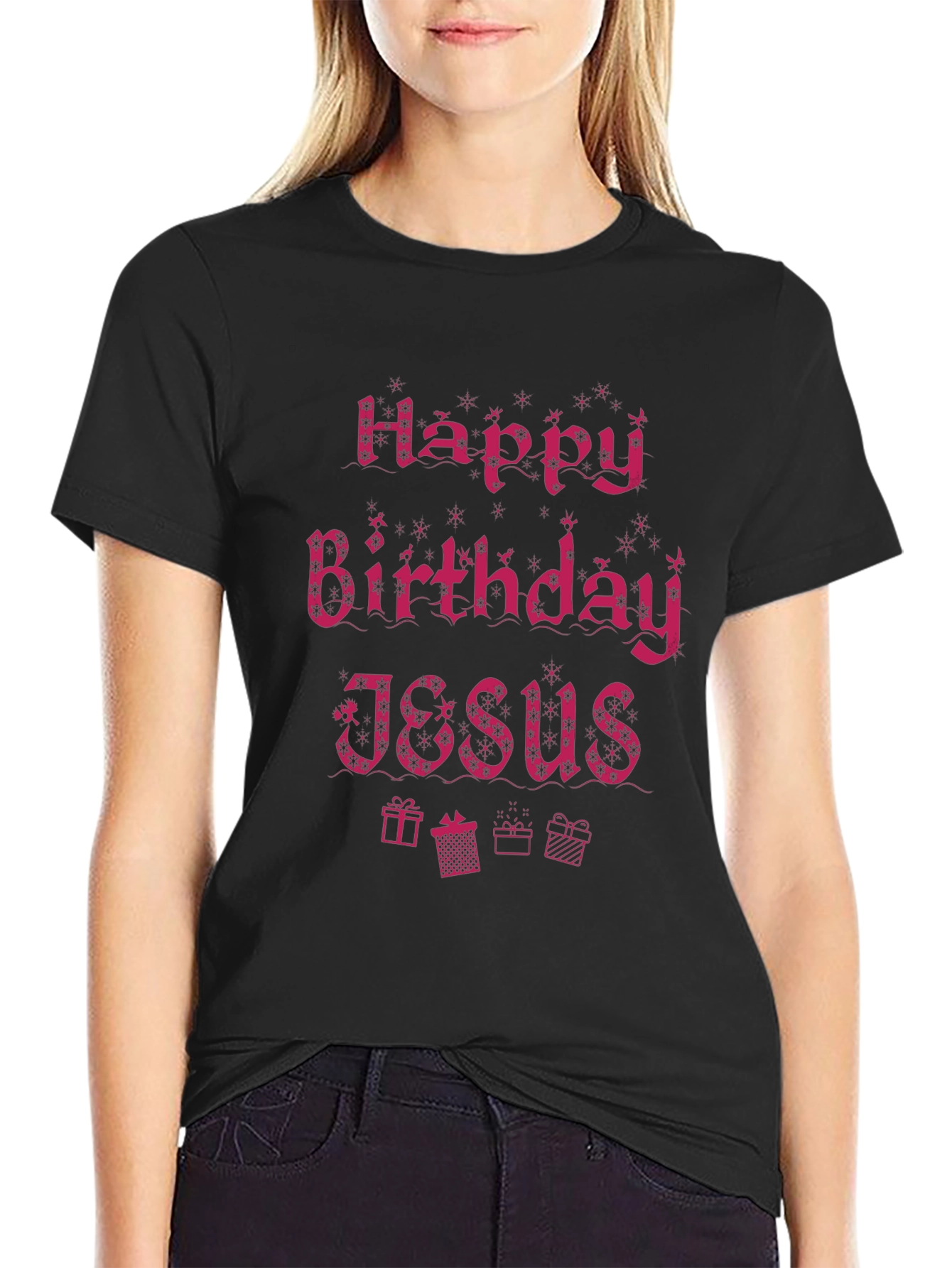 Happy Birthday Jesus Graphic Tee