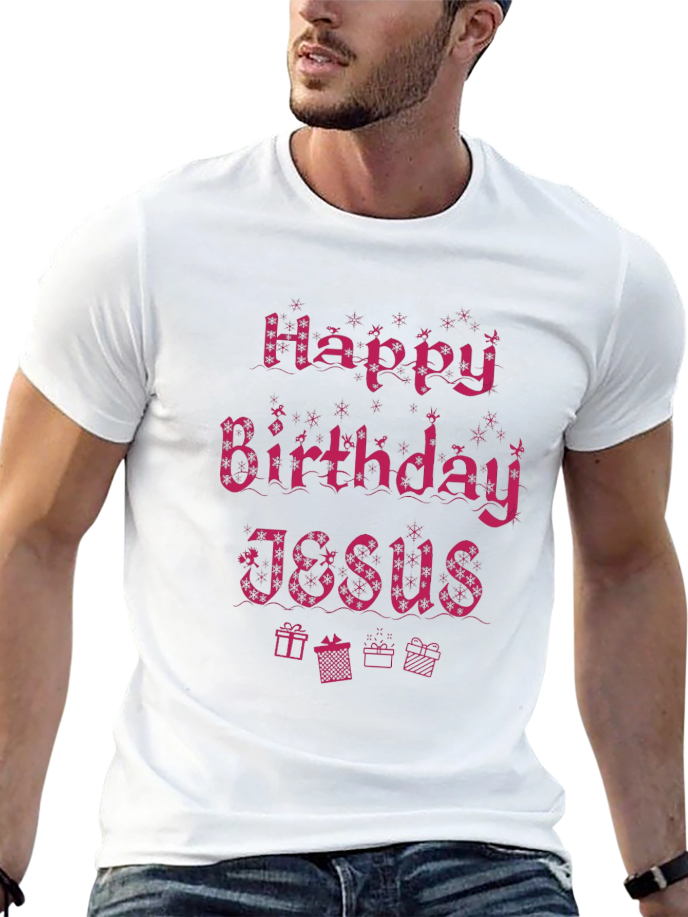 Happy Birthday Jesus Graphic Tee