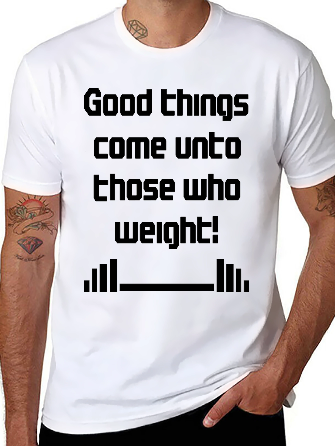 Good Things Weight Lifting Black T-Shirt