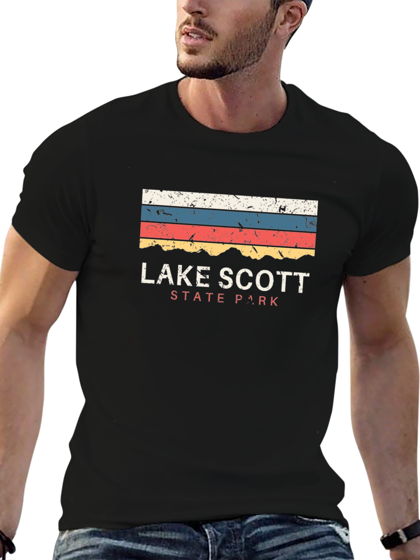 Lake Scott State Park T-Shirt - Retro Graphic Tee