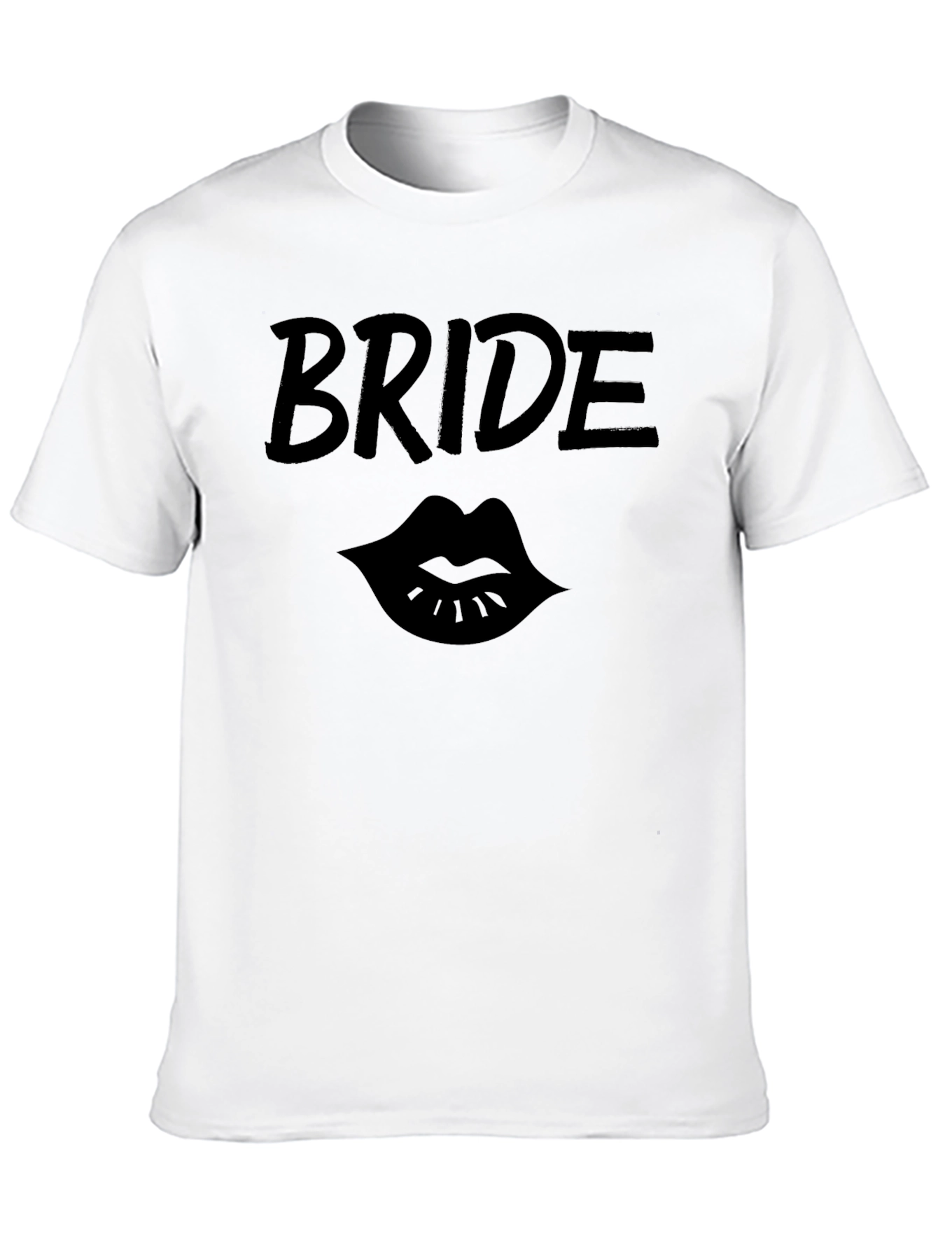 Bride Lips Graphic Tee - Bachelorette Party Shirt