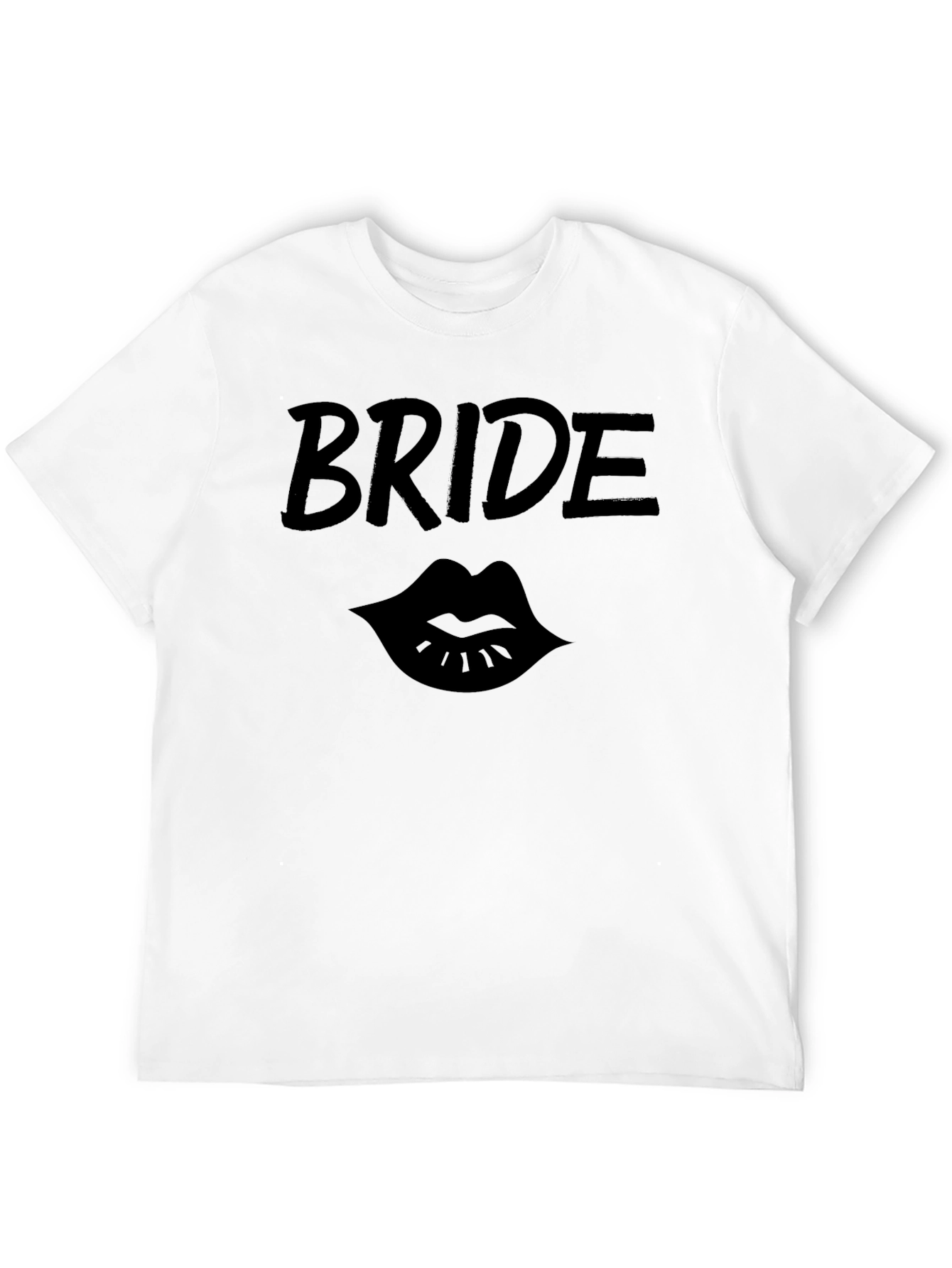 Bride Lips Graphic Tee - Bachelorette Party Shirt