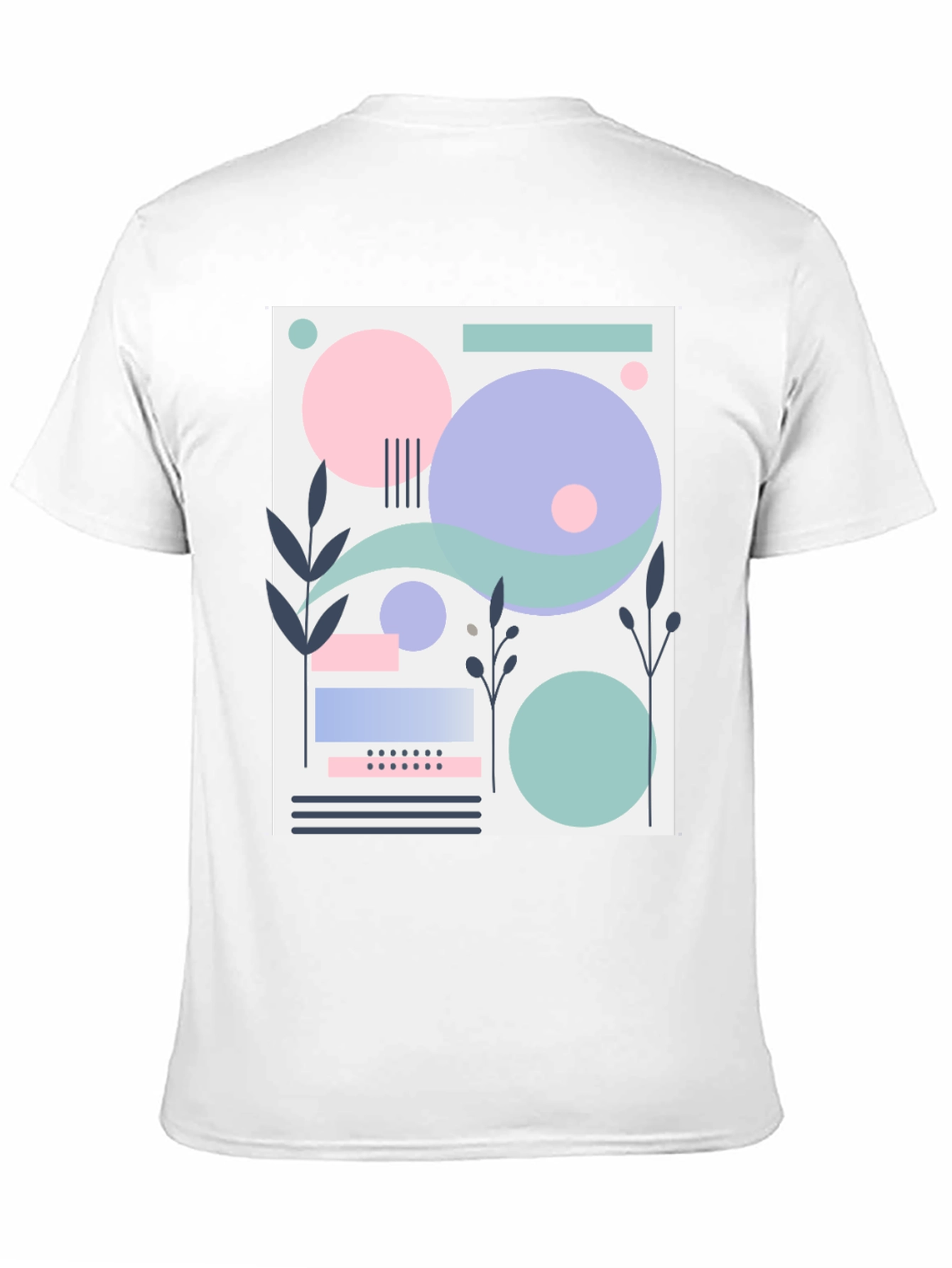 Abstract Geometric Design T-Shirt - Modern Art Tee