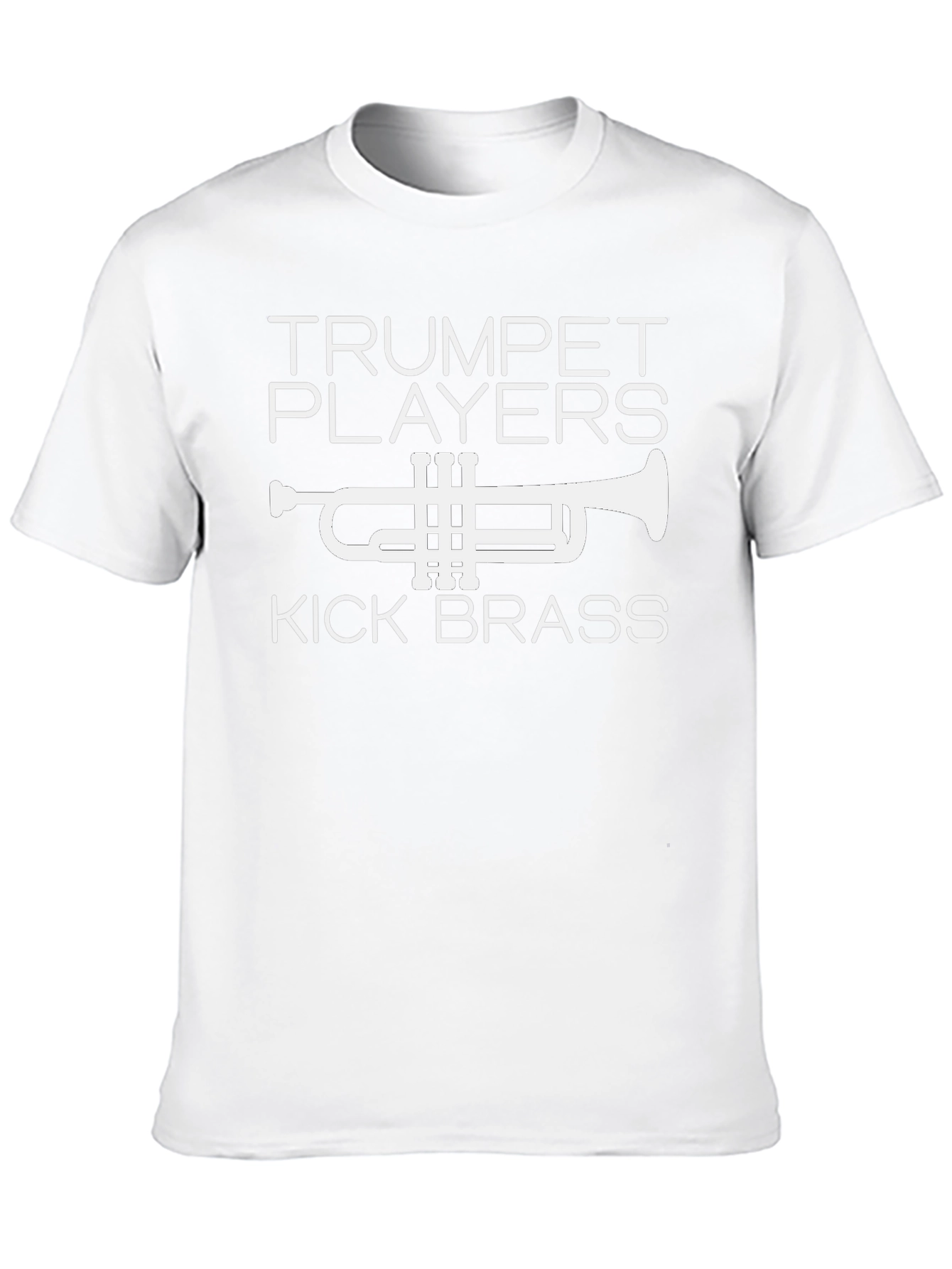 Trumpet Players Kick Brass Black T-Shirt