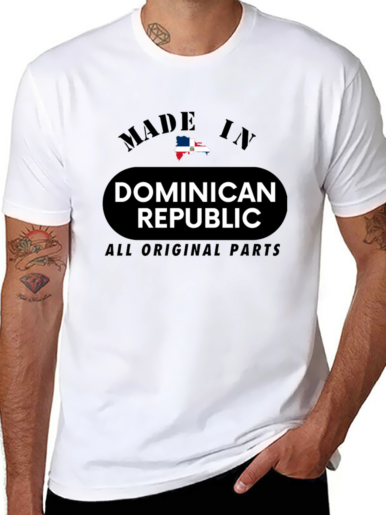 Dominican Republic Made T-Shirt - All Original Parts