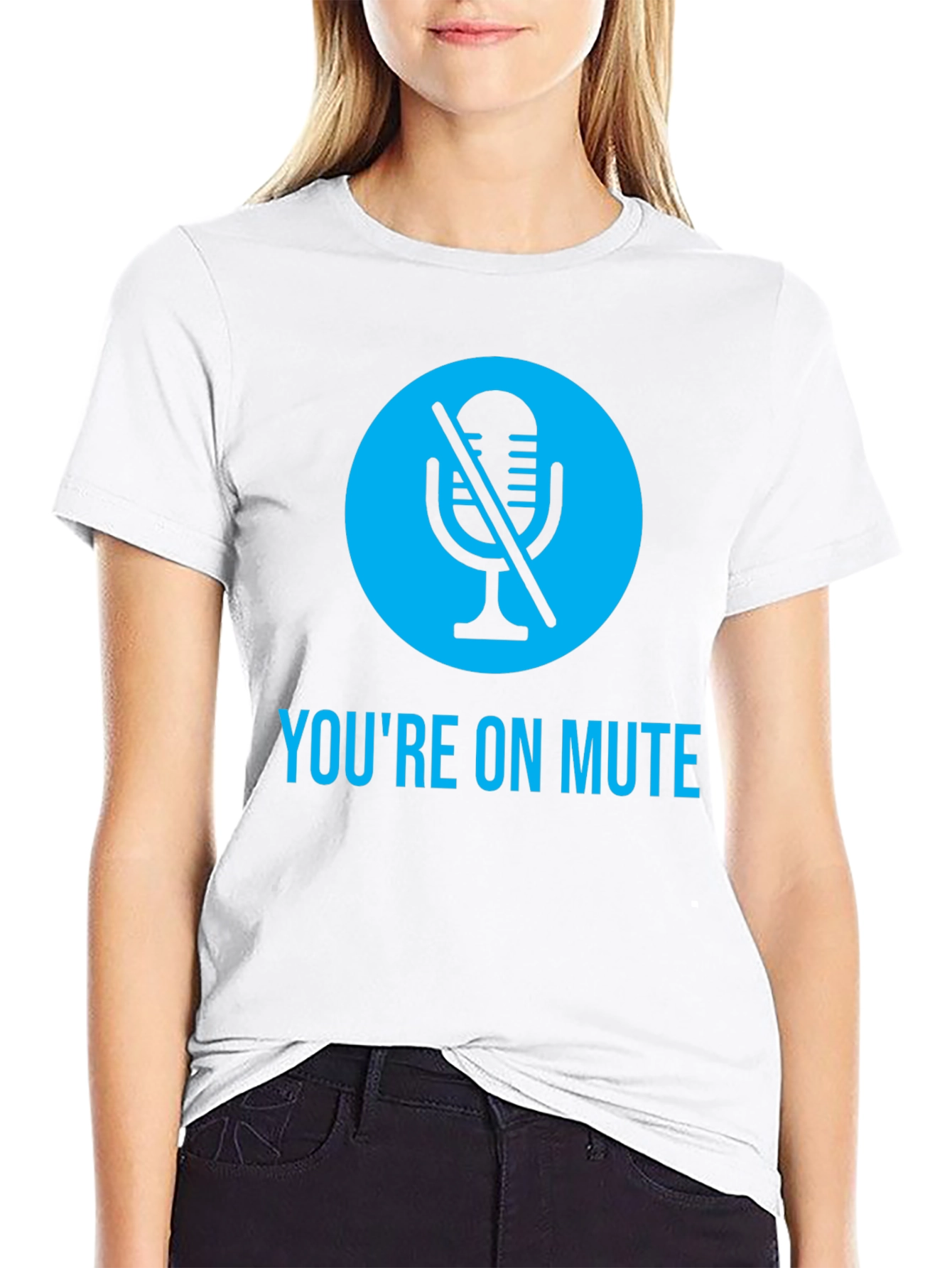 Youre On Mute Black Graphic Tee